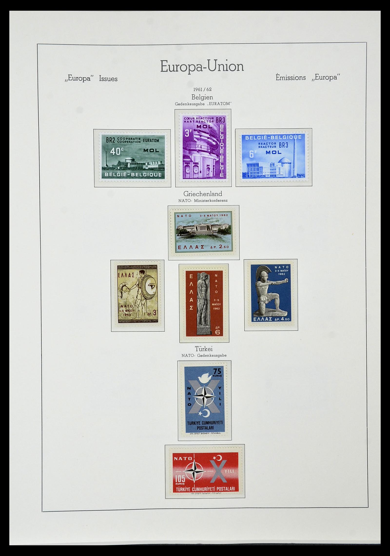34573 094 - Postzegelverzameling 34573 Europa CEPT 1956-1974.