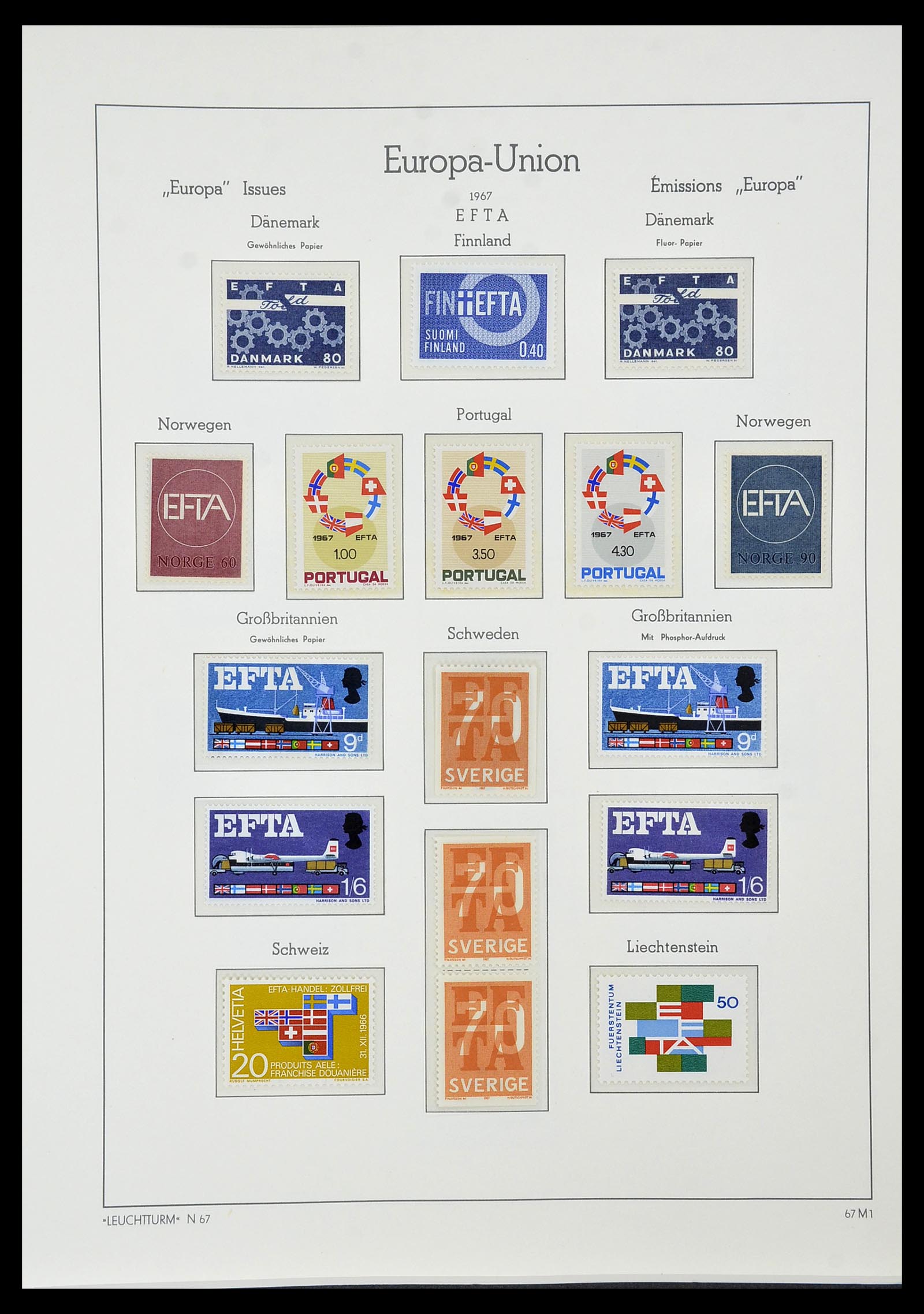34573 097 - Postzegelverzameling 34573 Europa CEPT 1956-1974.