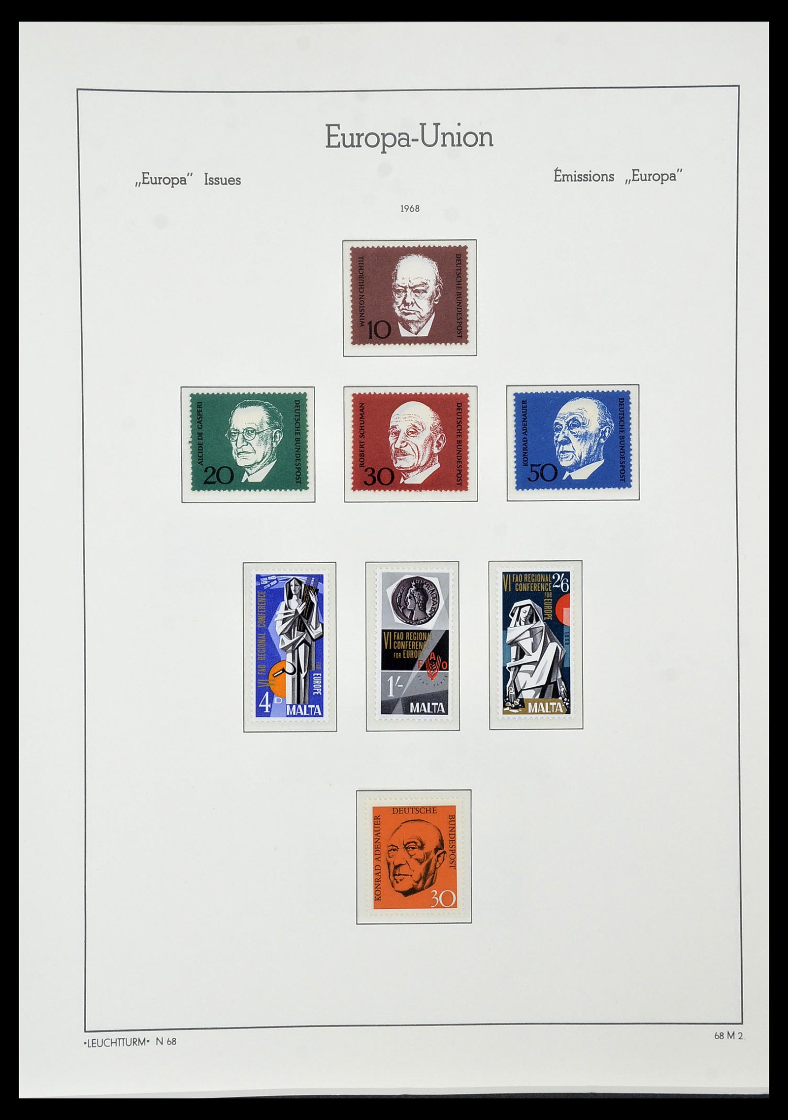 34573 100 - Postzegelverzameling 34573 Europa CEPT 1956-1974.