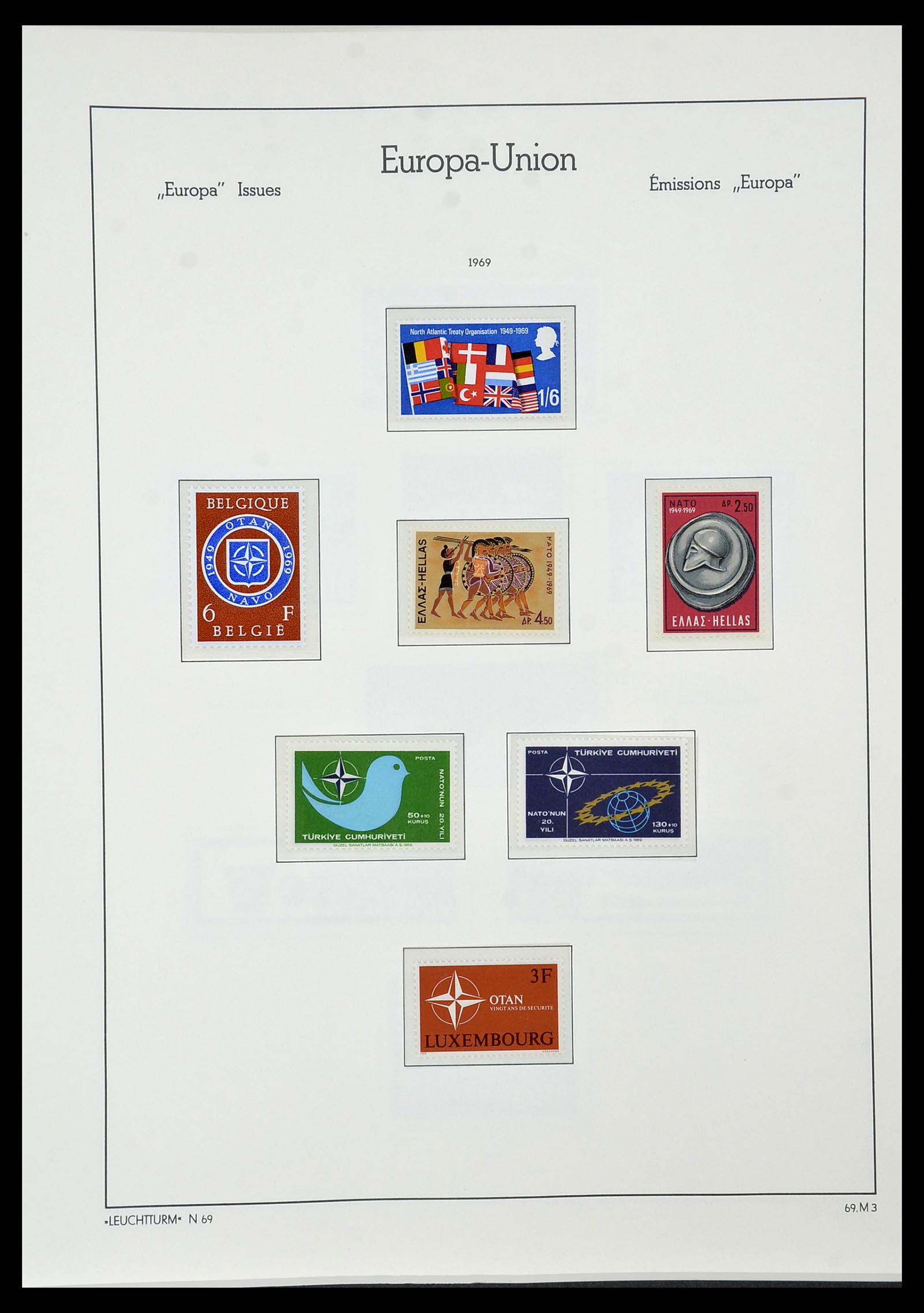 34573 103 - Postzegelverzameling 34573 Europa CEPT 1956-1974.