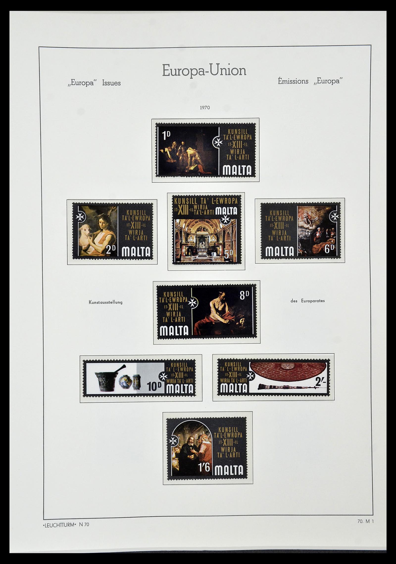 34573 104 - Postzegelverzameling 34573 Europa CEPT 1956-1974.