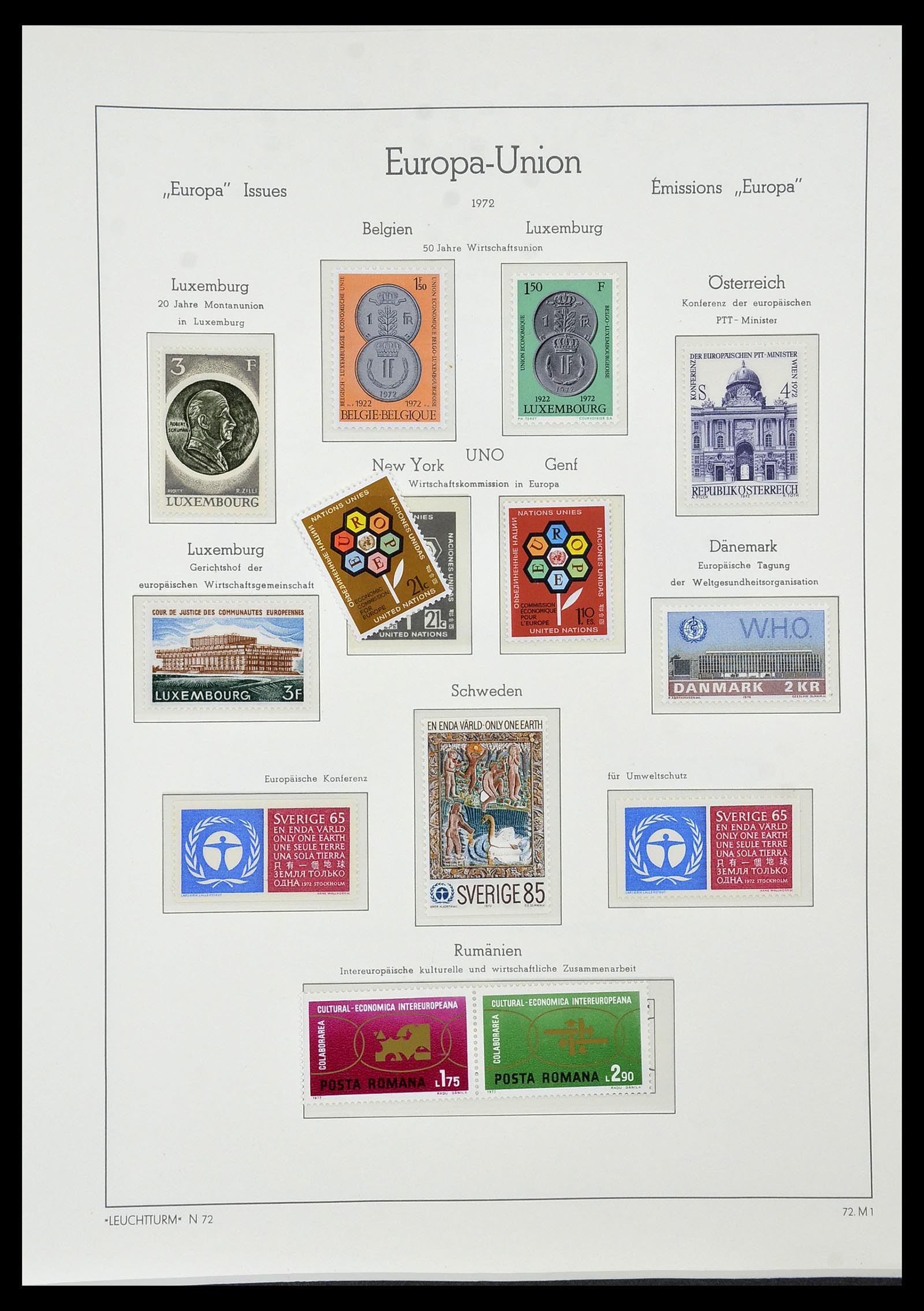 34573 111 - Postzegelverzameling 34573 Europa CEPT 1956-1974.