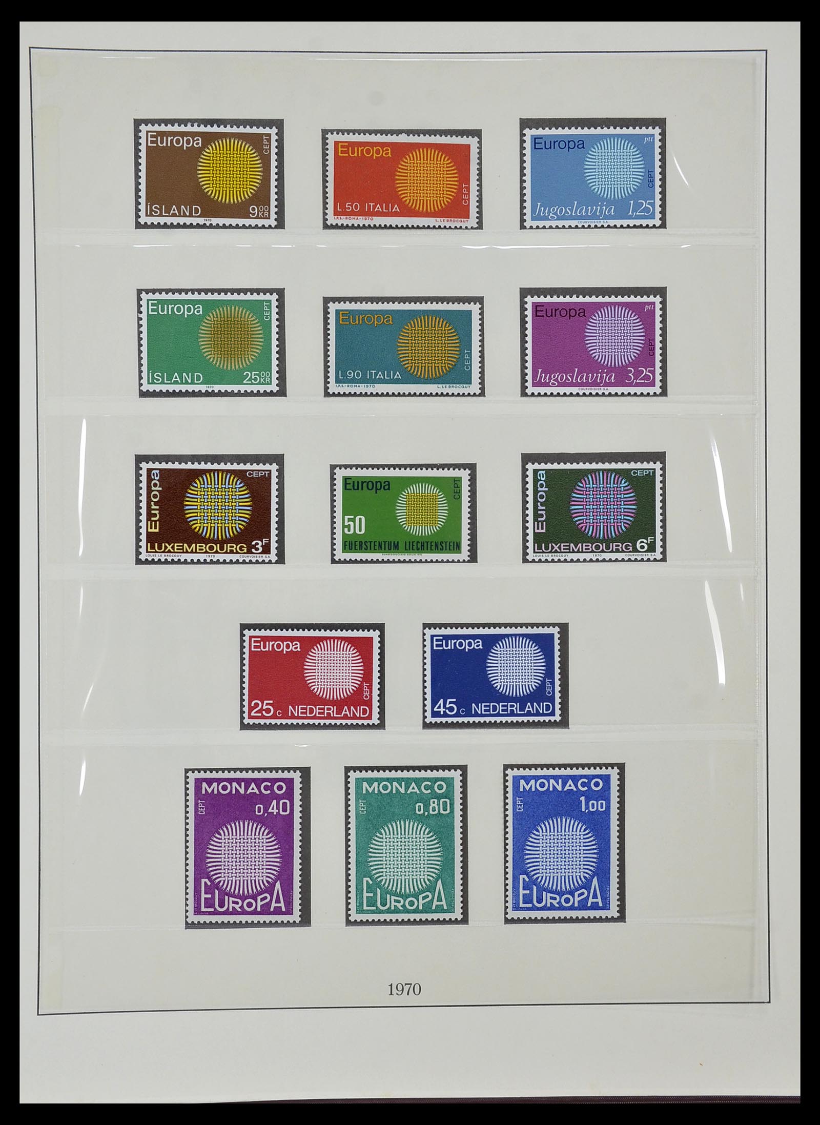 34574 034 - Postzegelverzameling 34574 Europa CEPT 1956-1974.