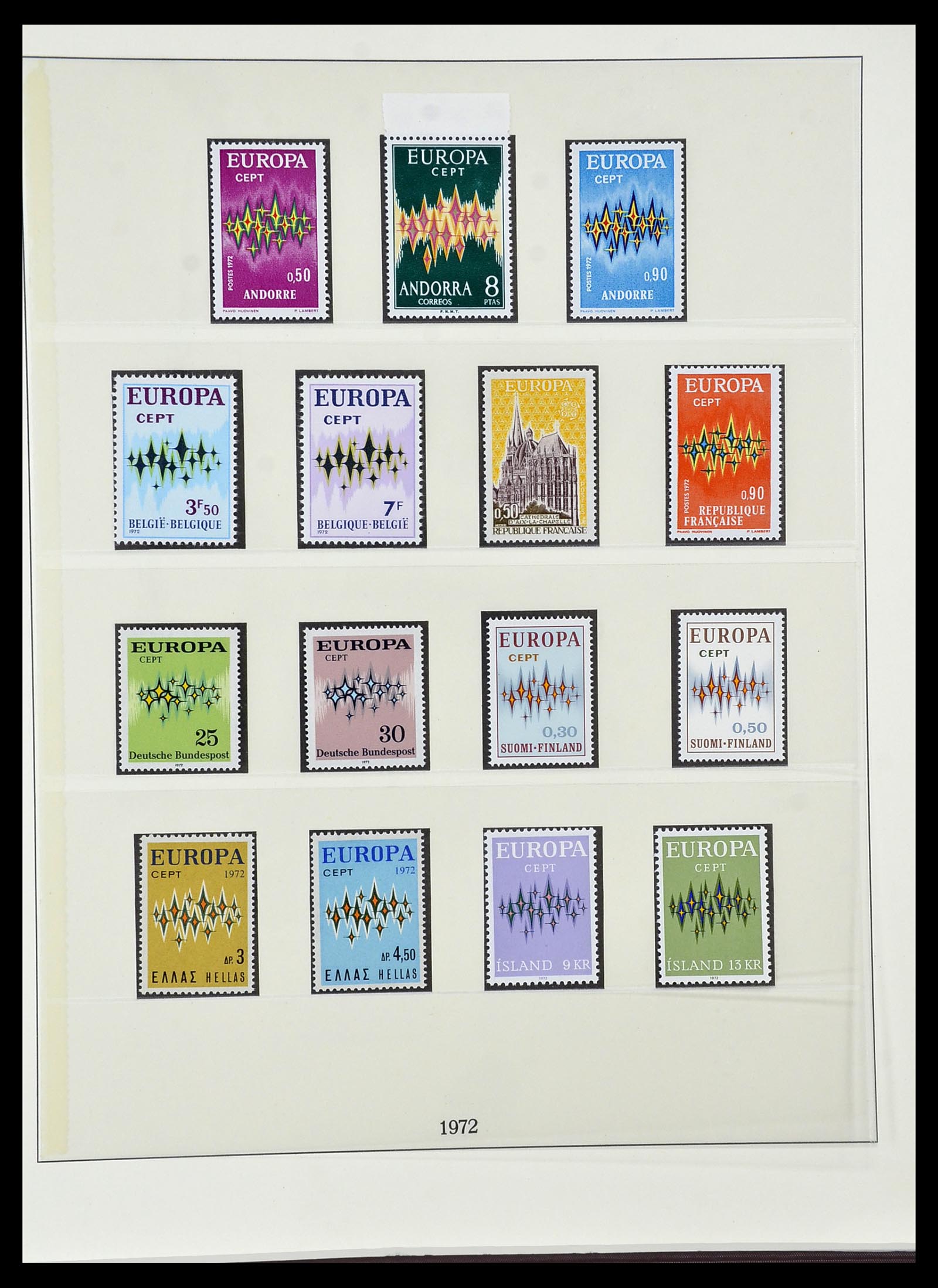 34574 039 - Postzegelverzameling 34574 Europa CEPT 1956-1974.