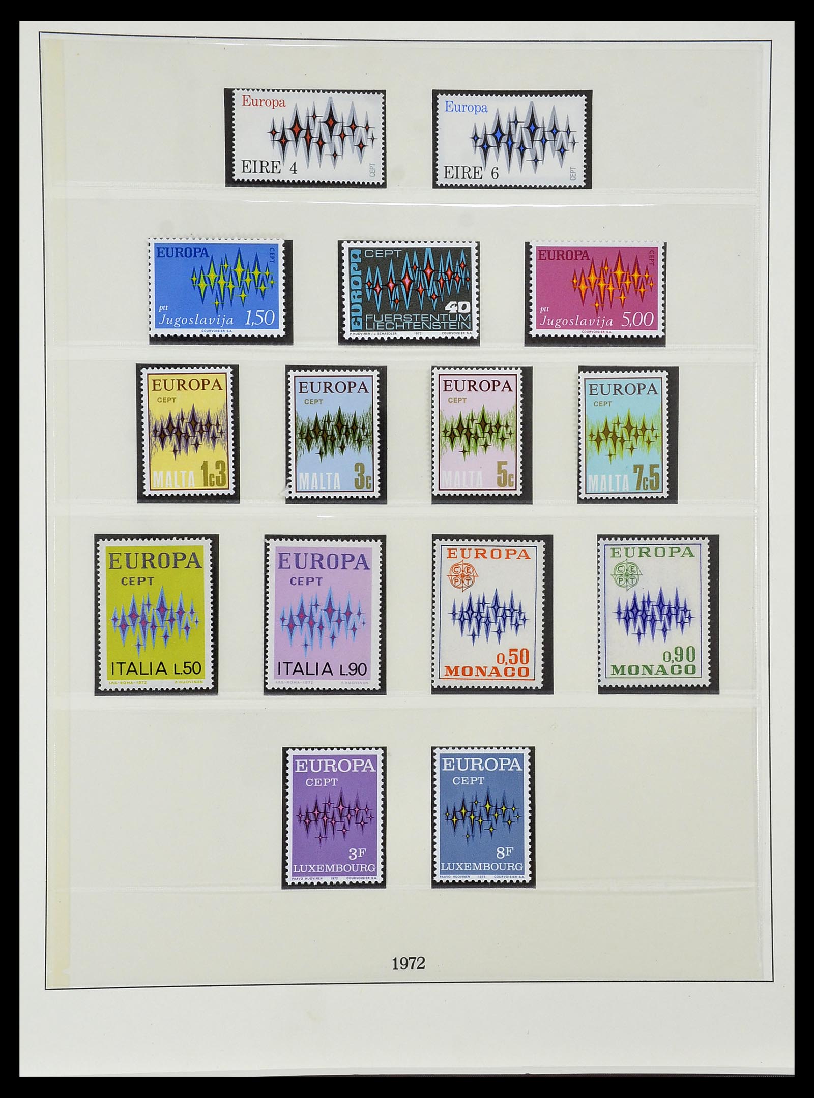 34574 040 - Postzegelverzameling 34574 Europa CEPT 1956-1974.
