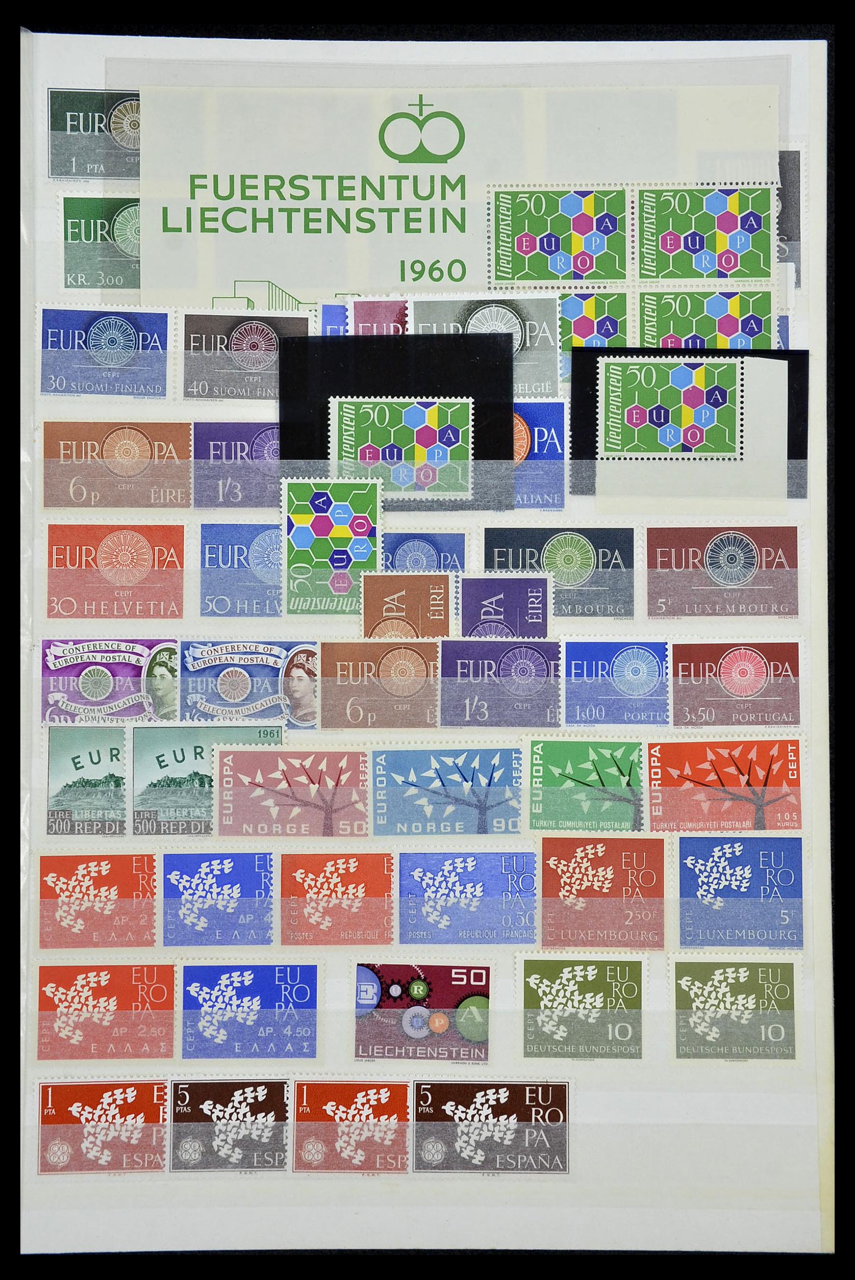 34575 003 - Postzegelverzameling 34575 Europa CEPT 1949-2004.