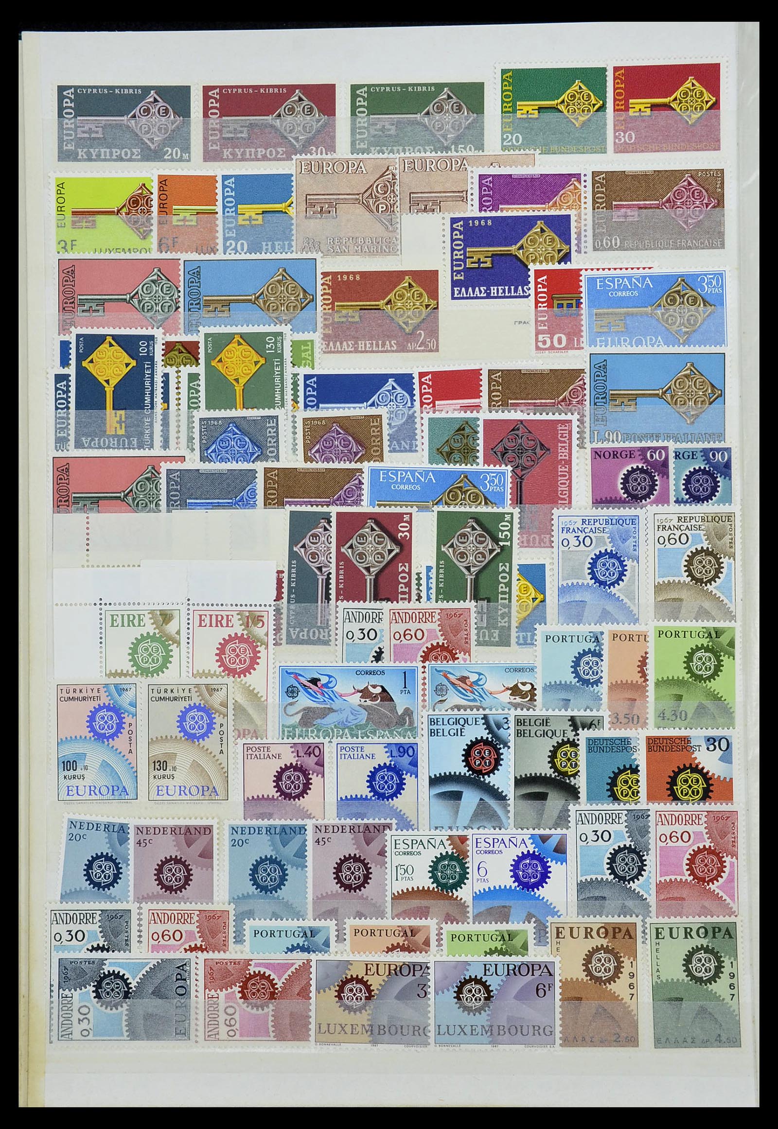 34575 006 - Postzegelverzameling 34575 Europa CEPT 1949-2004.