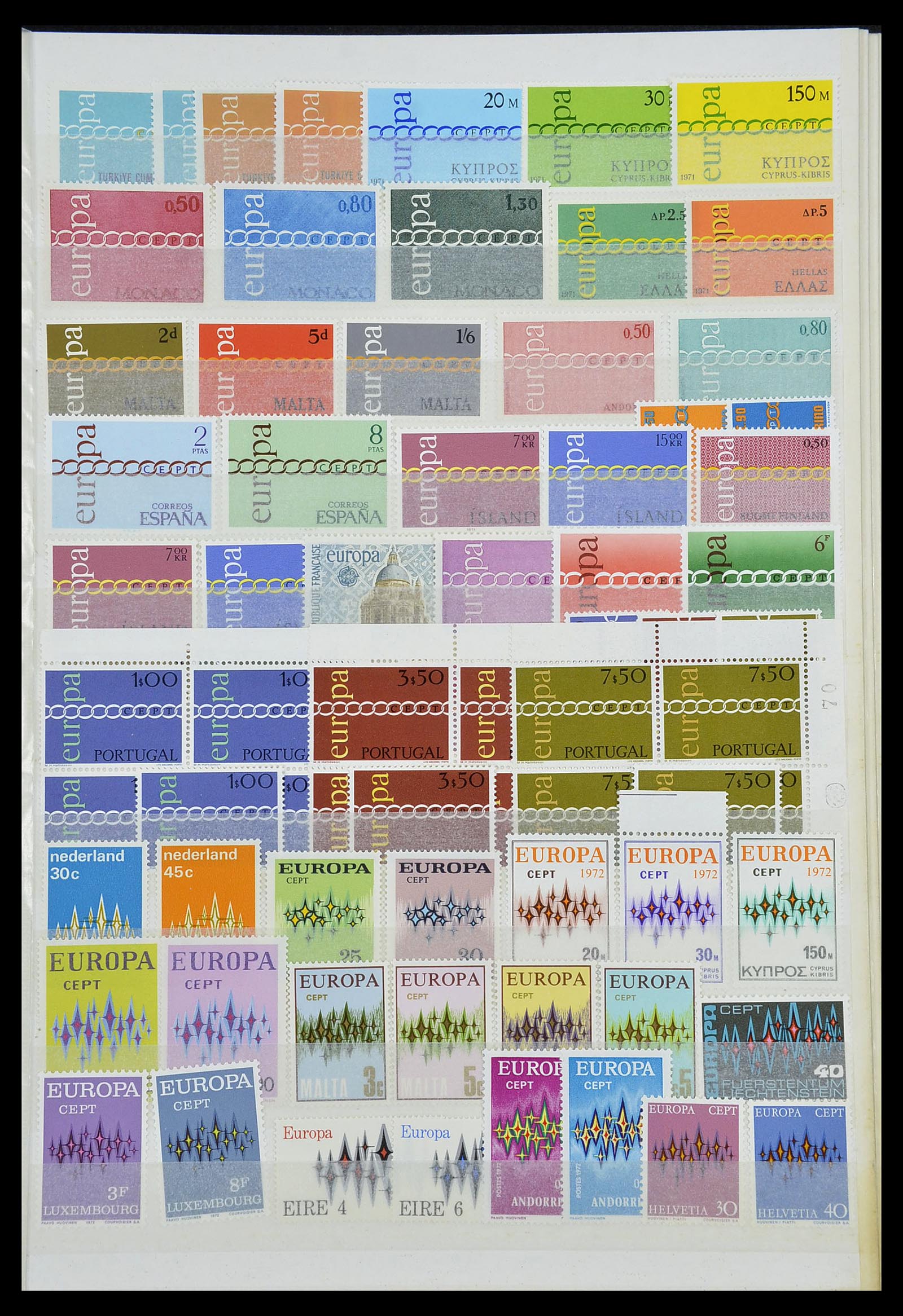 34575 009 - Postzegelverzameling 34575 Europa CEPT 1949-2004.