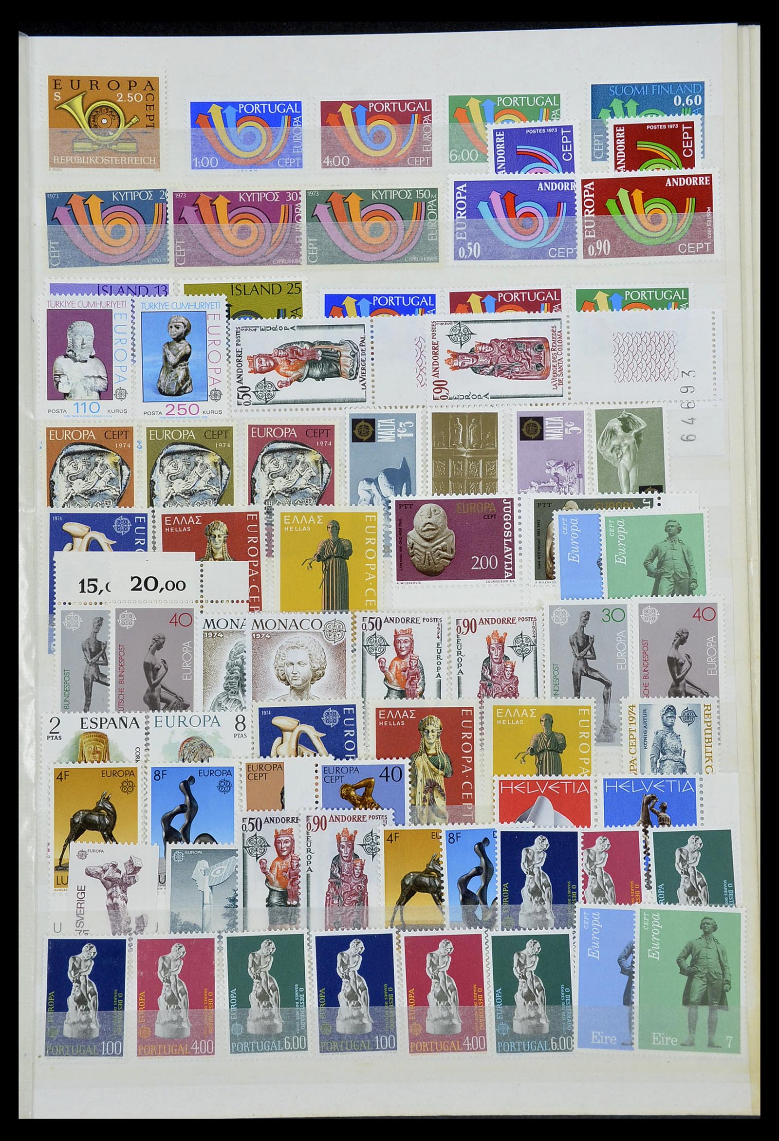 34575 011 - Postzegelverzameling 34575 Europa CEPT 1949-2004.