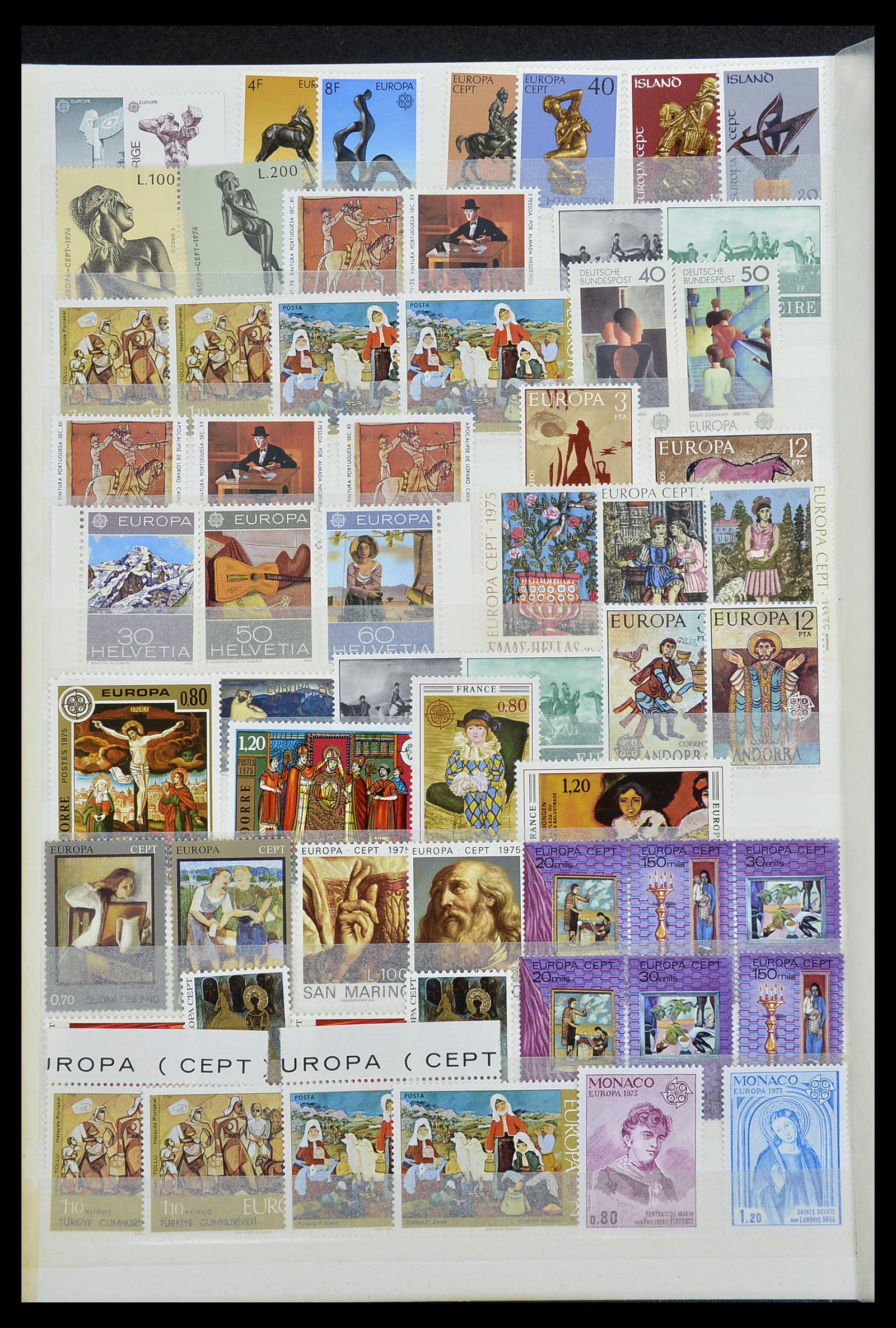 34575 012 - Postzegelverzameling 34575 Europa CEPT 1949-2004.