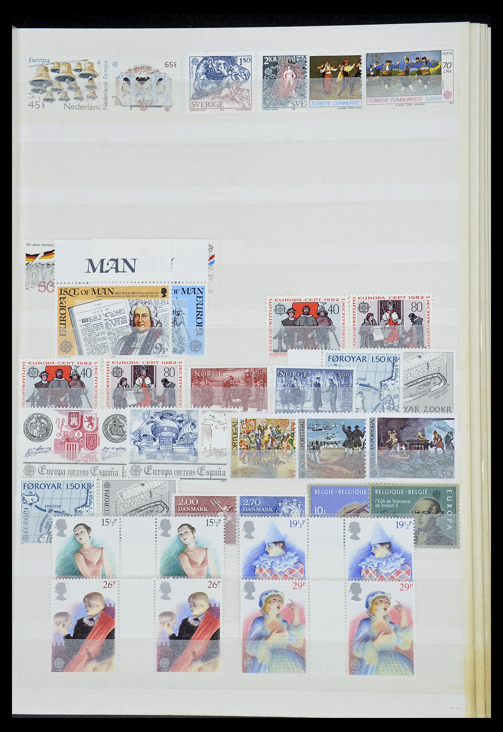 34575 021 - Postzegelverzameling 34575 Europa CEPT 1949-2004.
