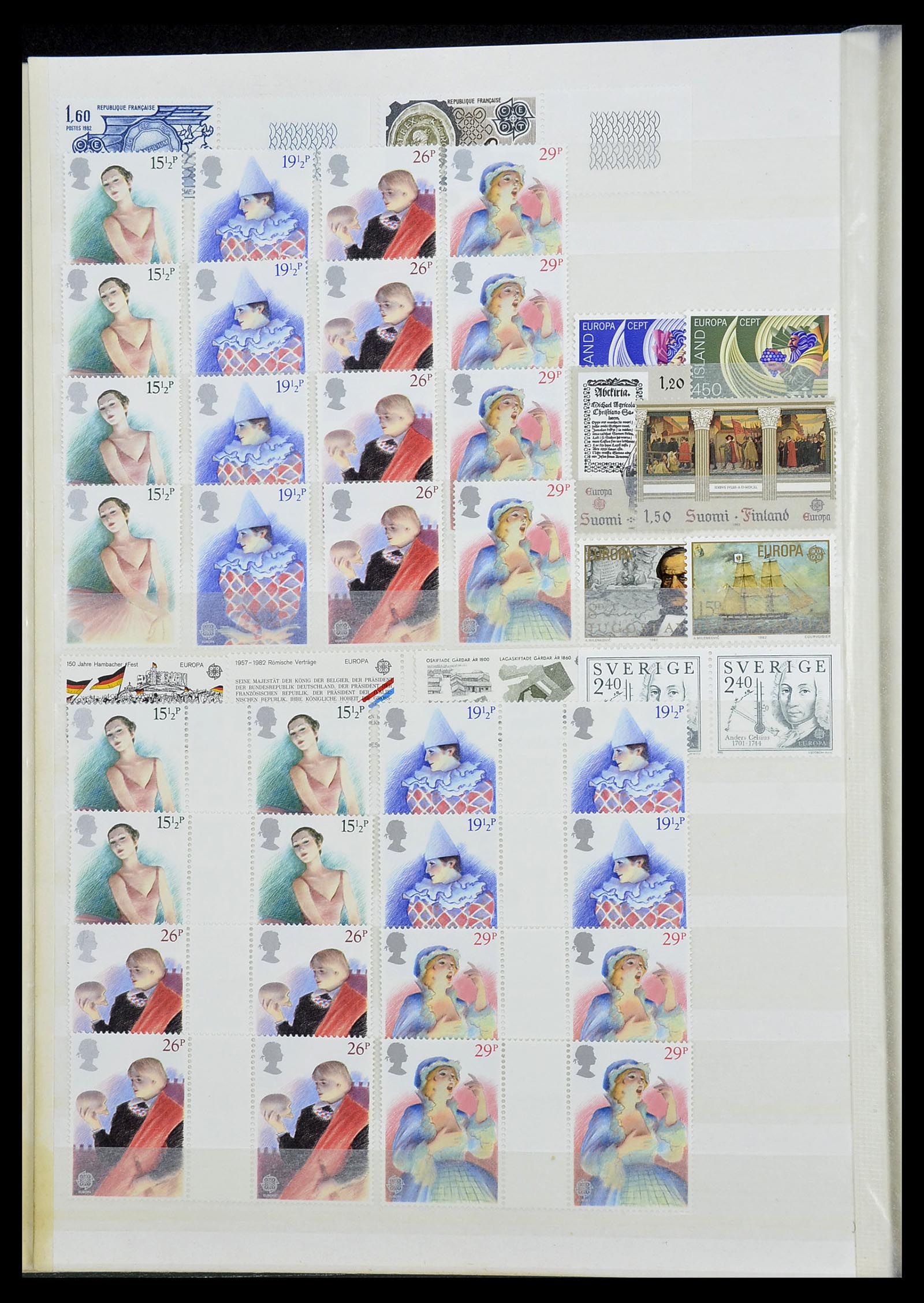 34575 022 - Postzegelverzameling 34575 Europa CEPT 1949-2004.