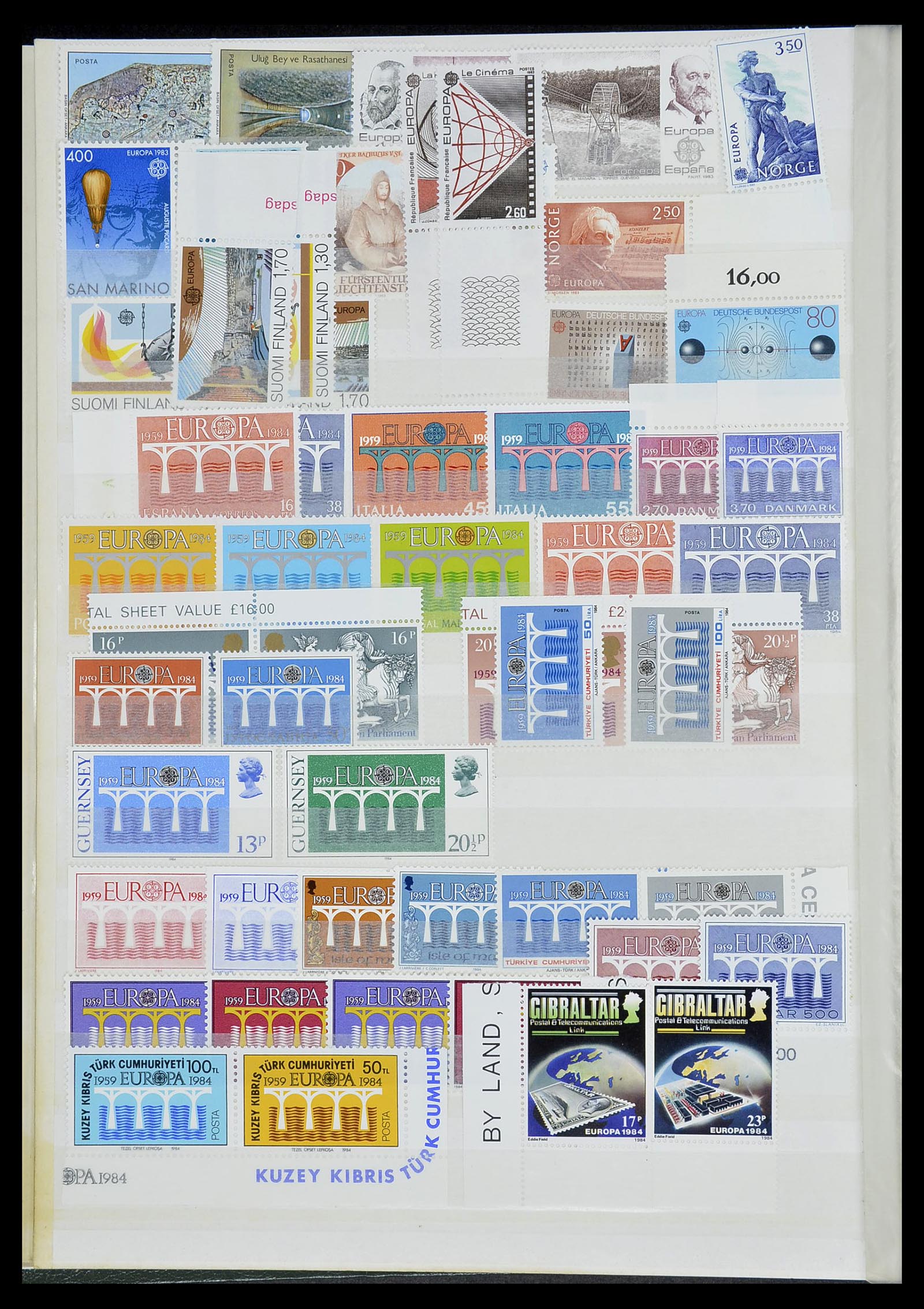 34575 026 - Postzegelverzameling 34575 Europa CEPT 1949-2004.