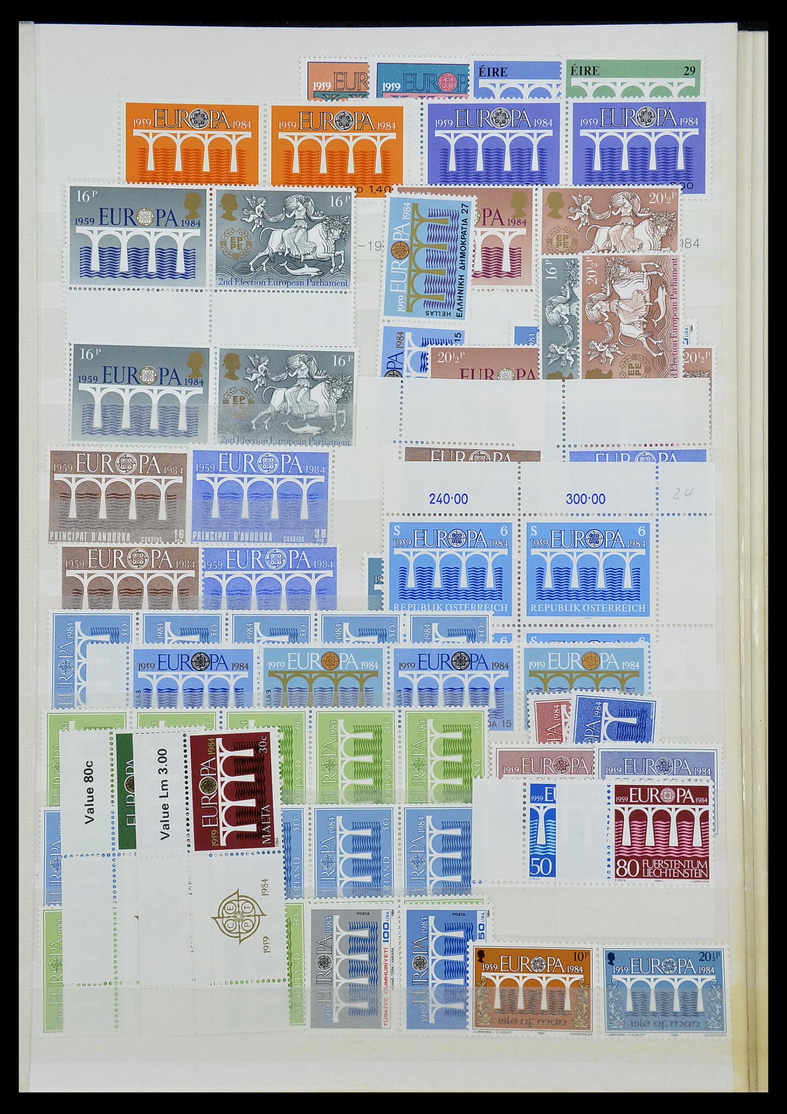 34575 027 - Postzegelverzameling 34575 Europa CEPT 1949-2004.