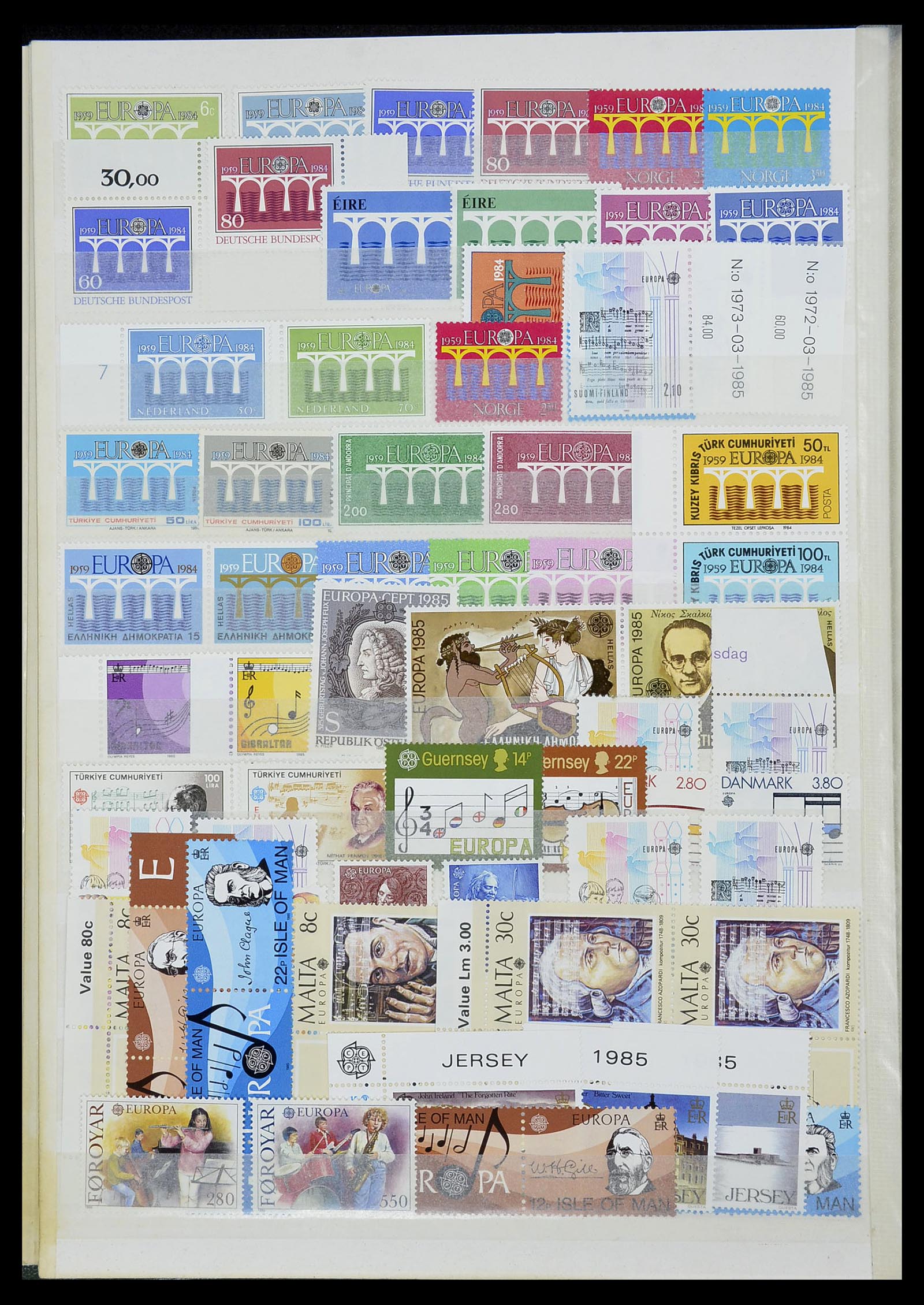 34575 028 - Postzegelverzameling 34575 Europa CEPT 1949-2004.