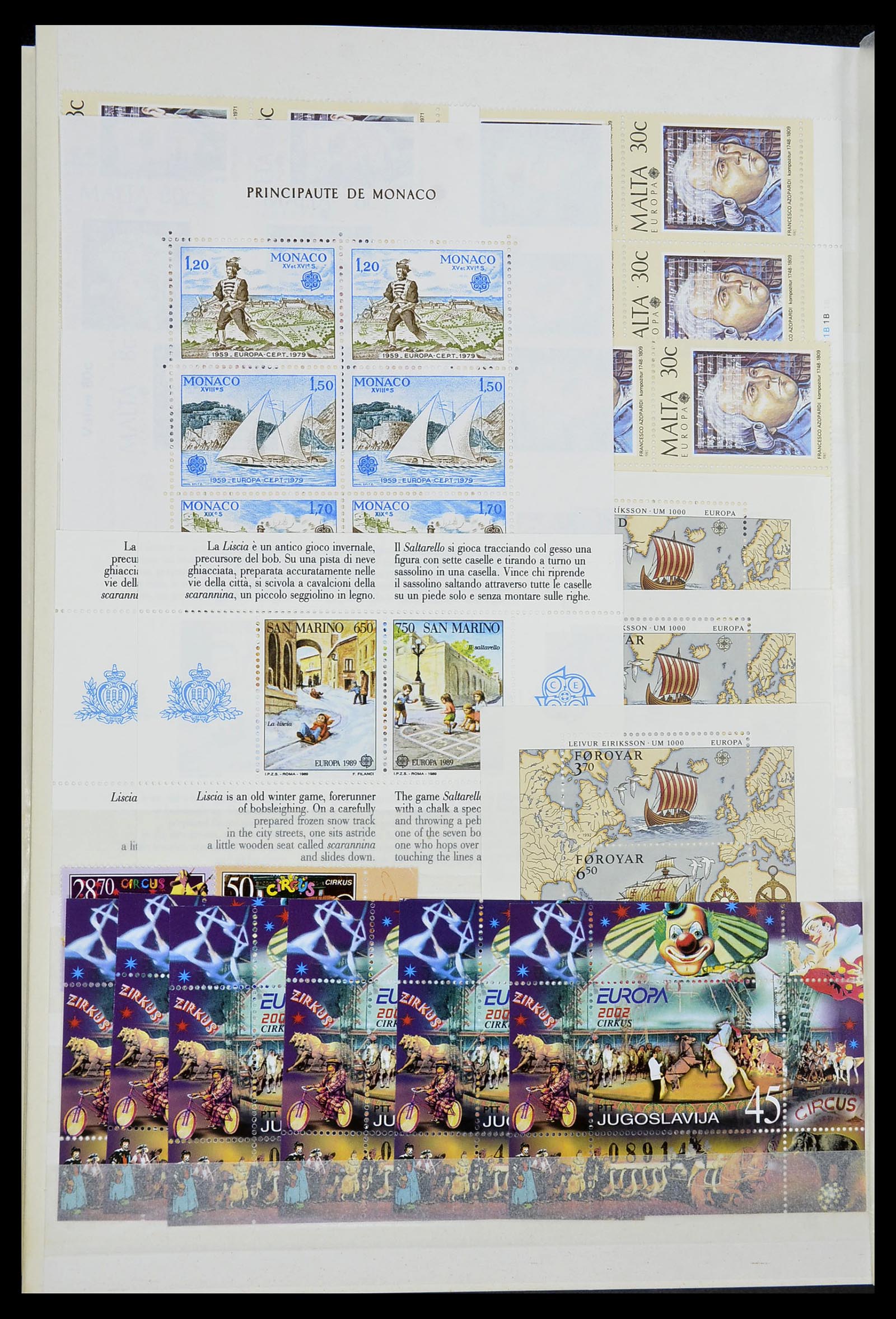 34575 048 - Postzegelverzameling 34575 Europa CEPT 1949-2004.