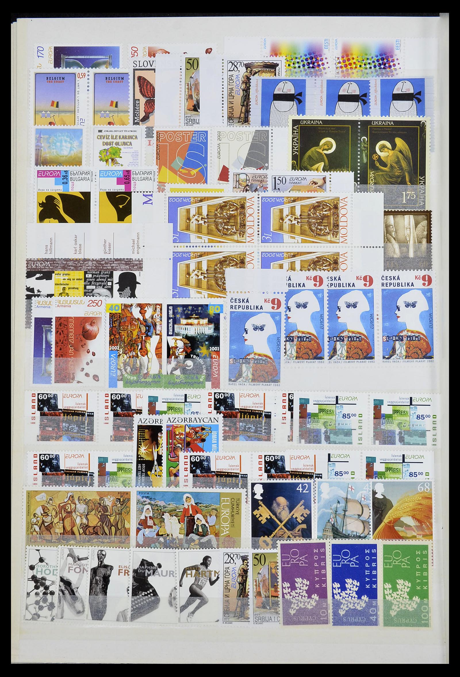 34575 058 - Postzegelverzameling 34575 Europa CEPT 1949-2004.