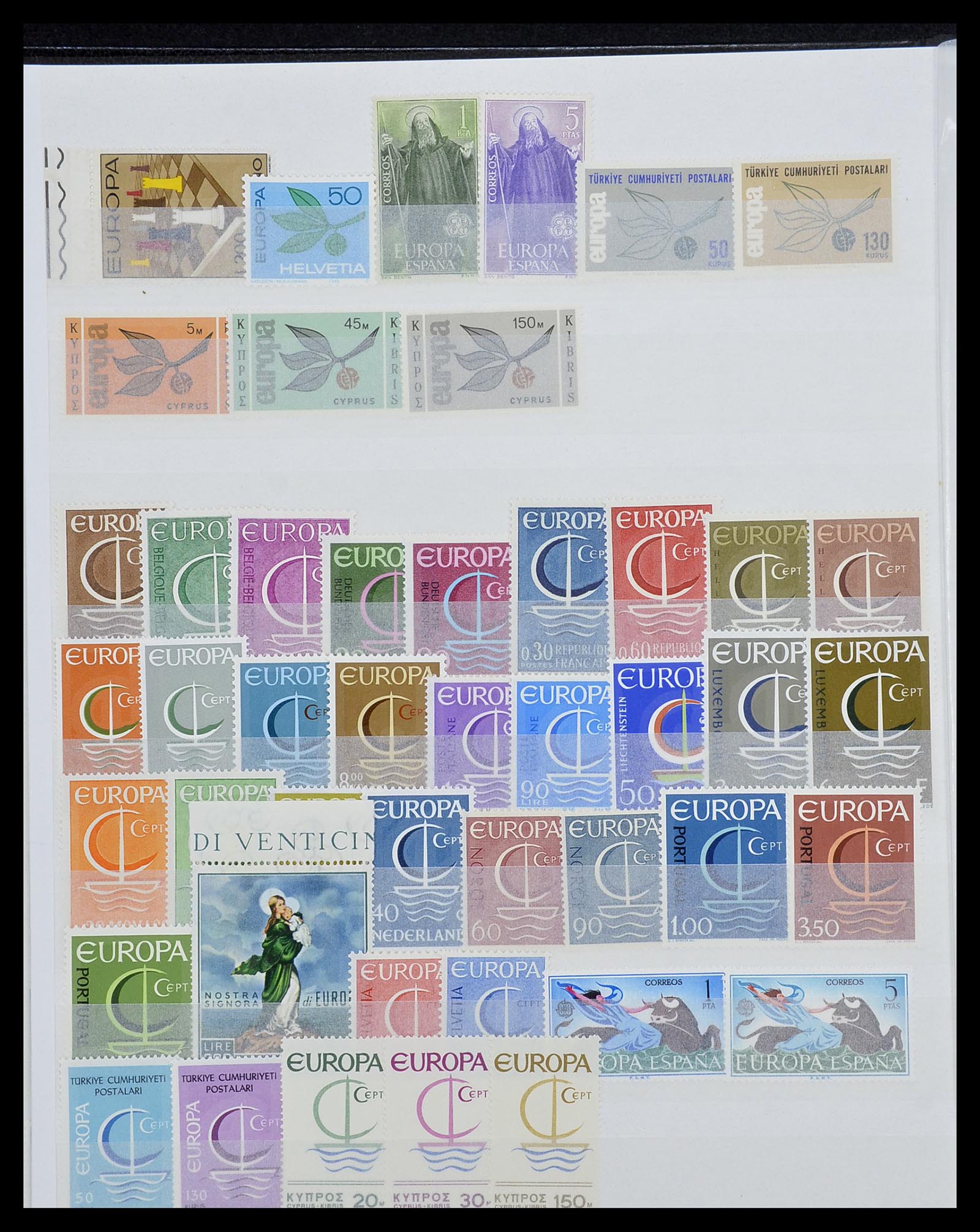 34576 006 - Postzegelverzameling 34576 Europa CEPT 1956-1992.