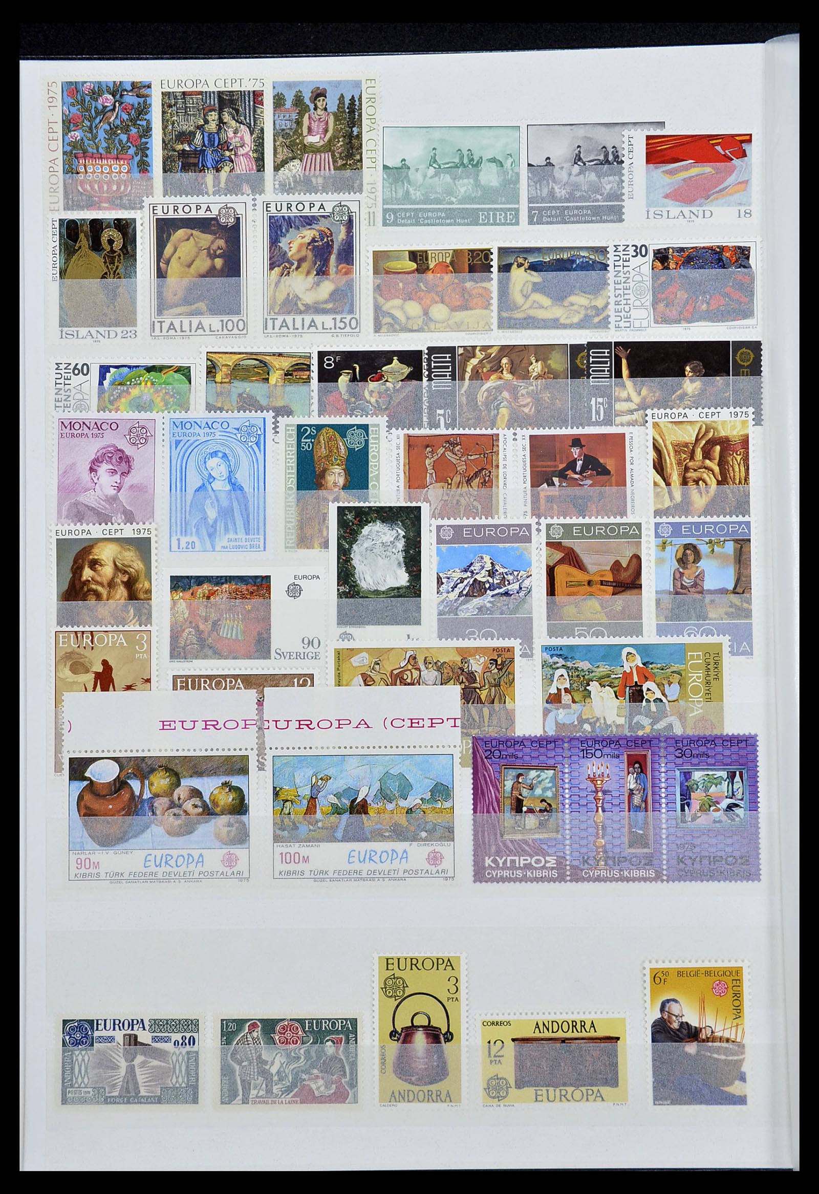 34576 014 - Postzegelverzameling 34576 Europa CEPT 1956-1992.
