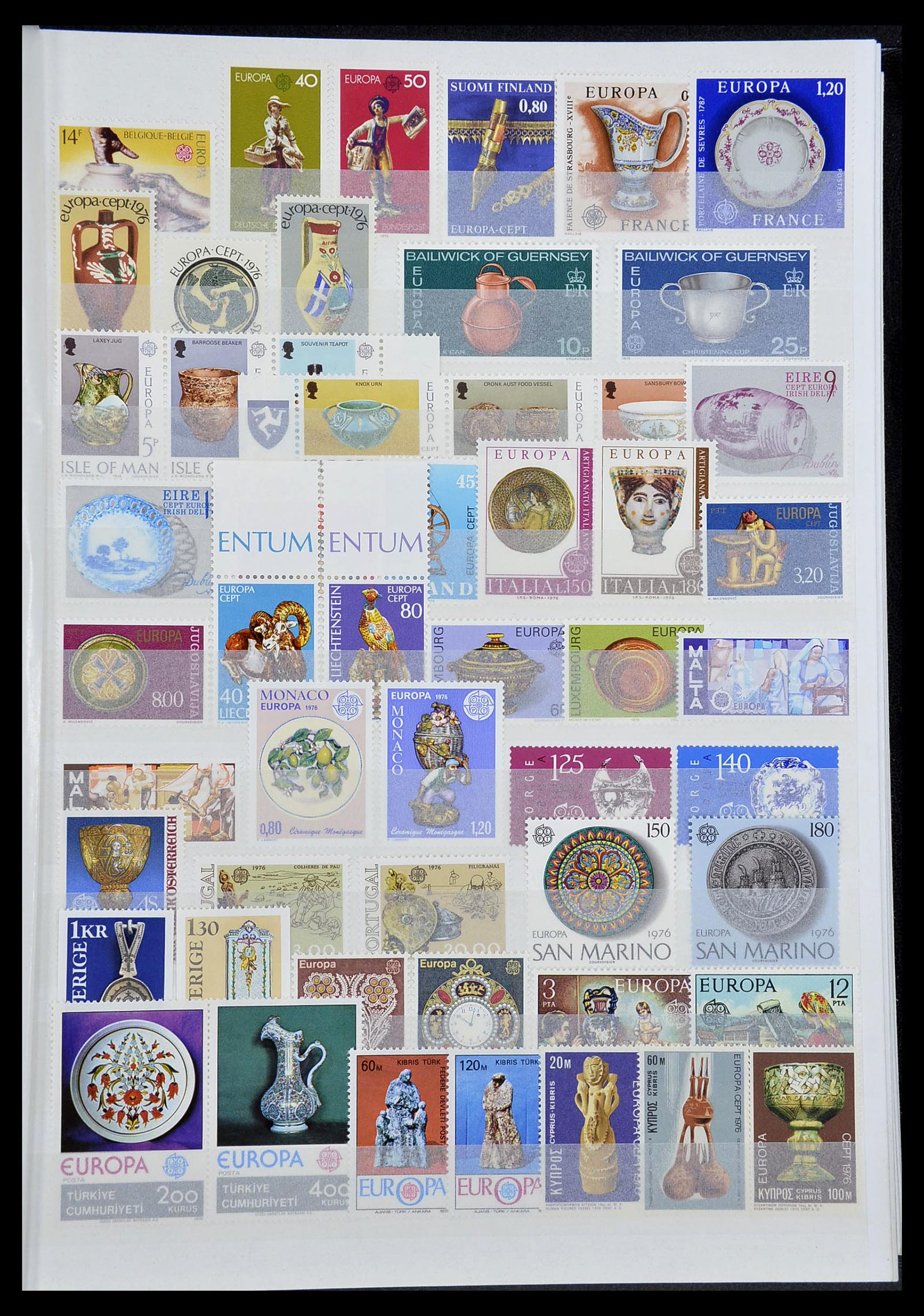 34576 015 - Postzegelverzameling 34576 Europa CEPT 1956-1992.