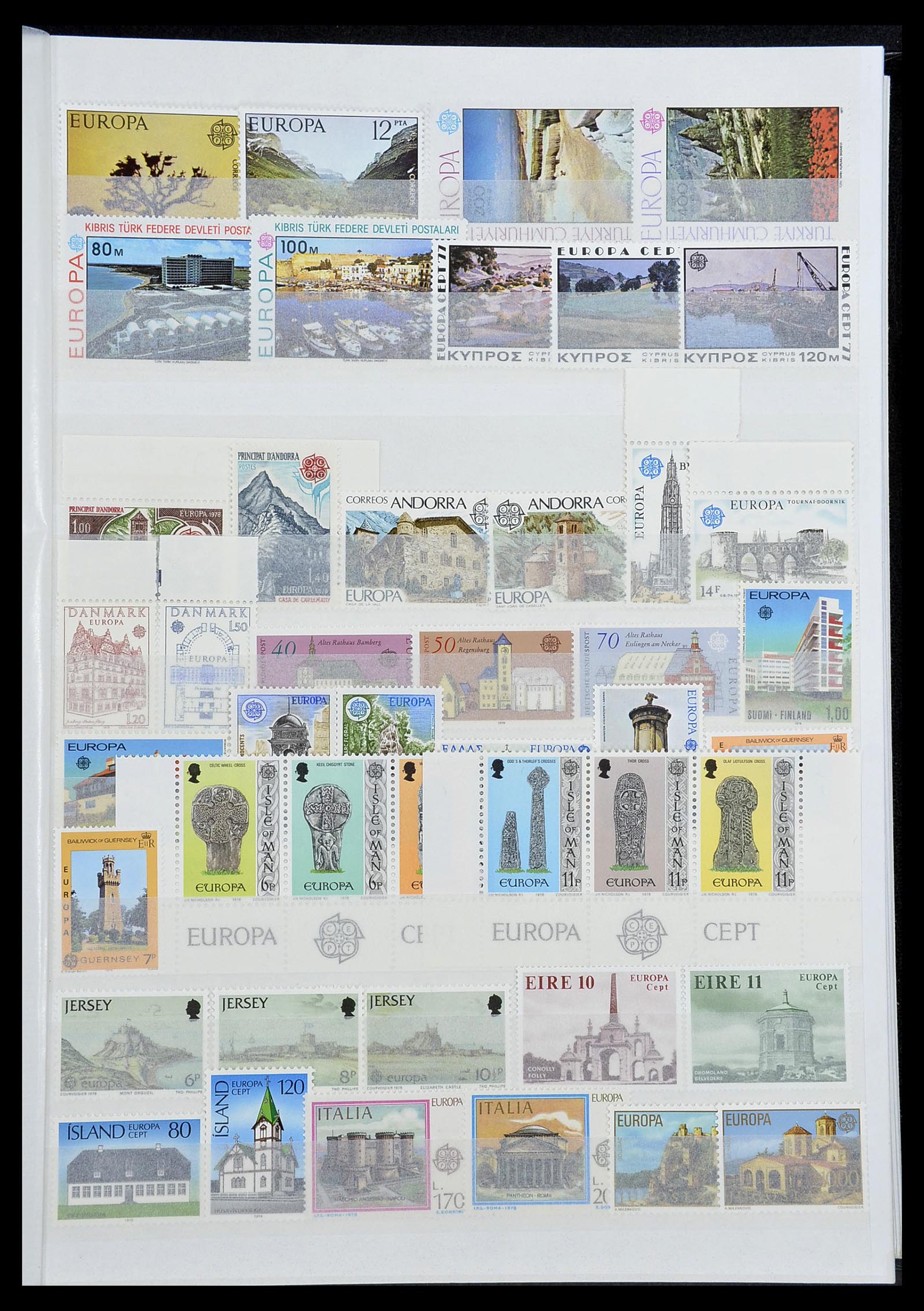34576 017 - Postzegelverzameling 34576 Europa CEPT 1956-1992.