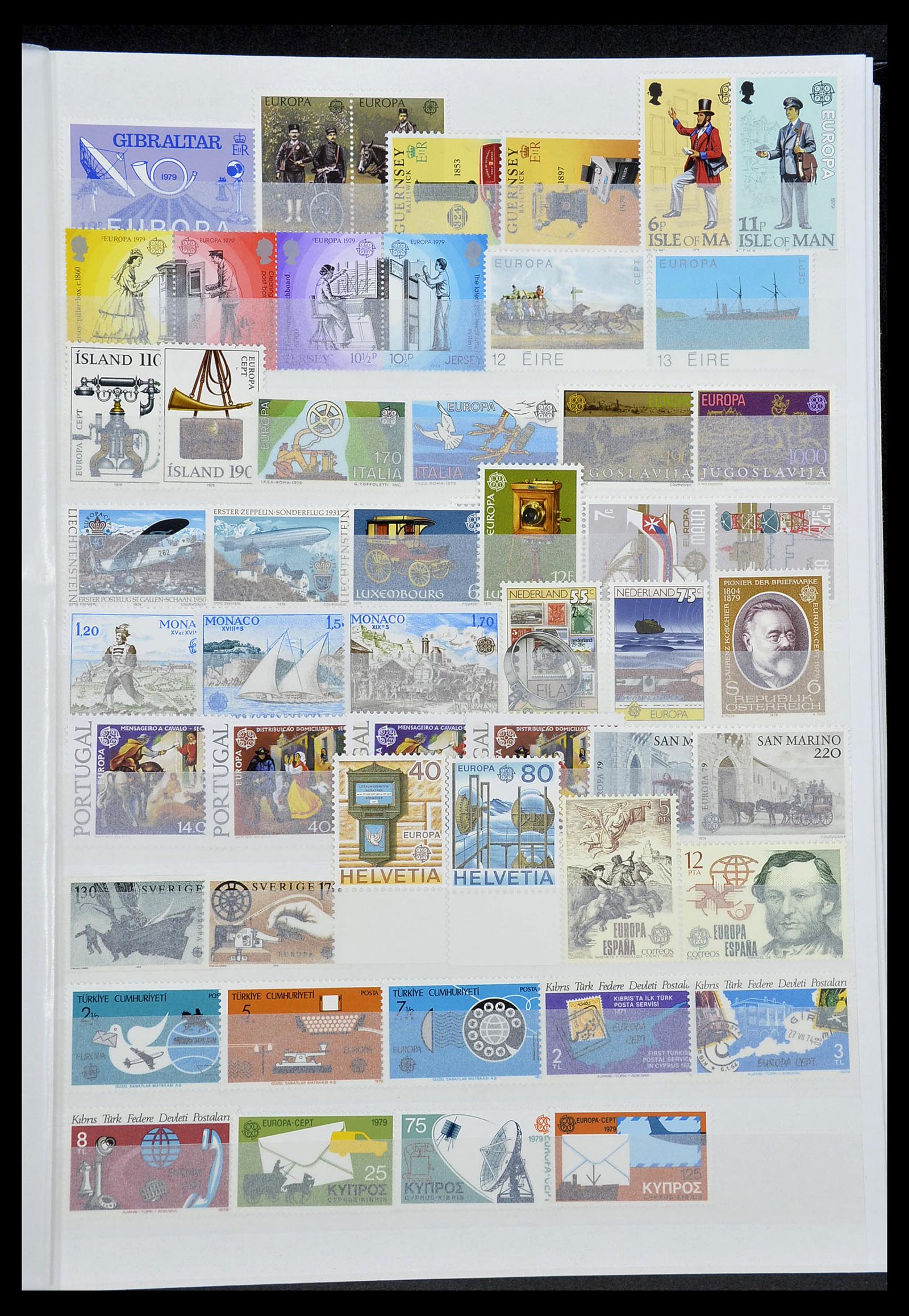 34576 019 - Postzegelverzameling 34576 Europa CEPT 1956-1992.