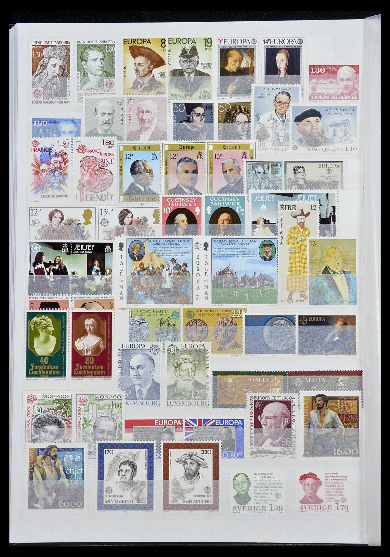 34576 020 - Postzegelverzameling 34576 Europa CEPT 1956-1992.