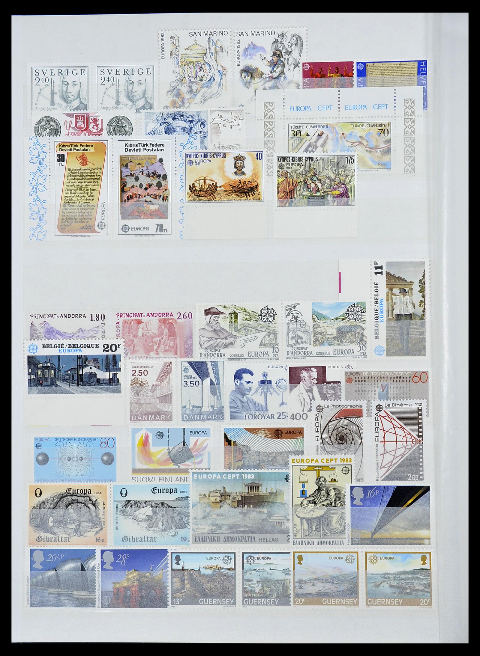 34576 024 - Postzegelverzameling 34576 Europa CEPT 1956-1992.
