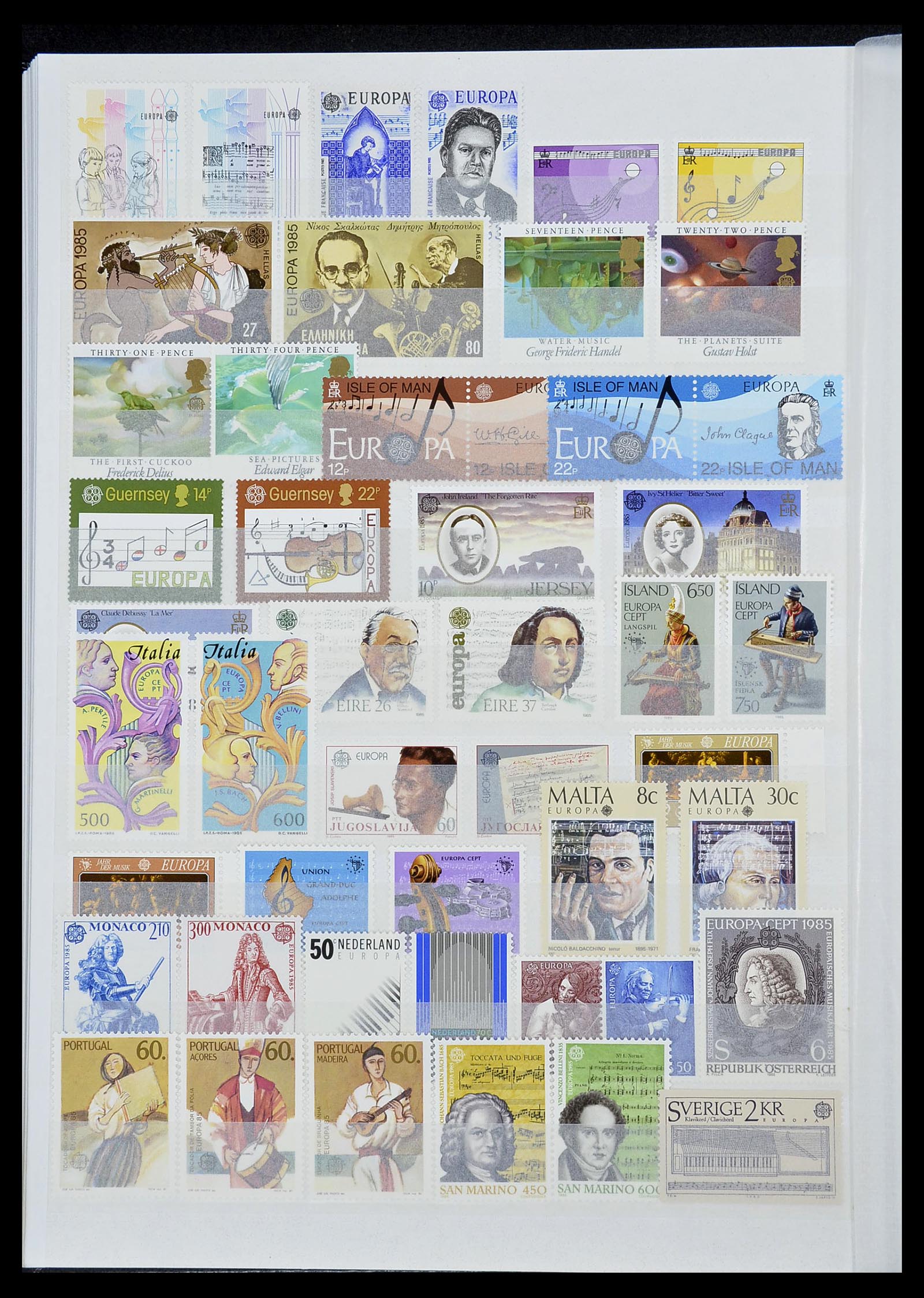 34576 028 - Postzegelverzameling 34576 Europa CEPT 1956-1992.