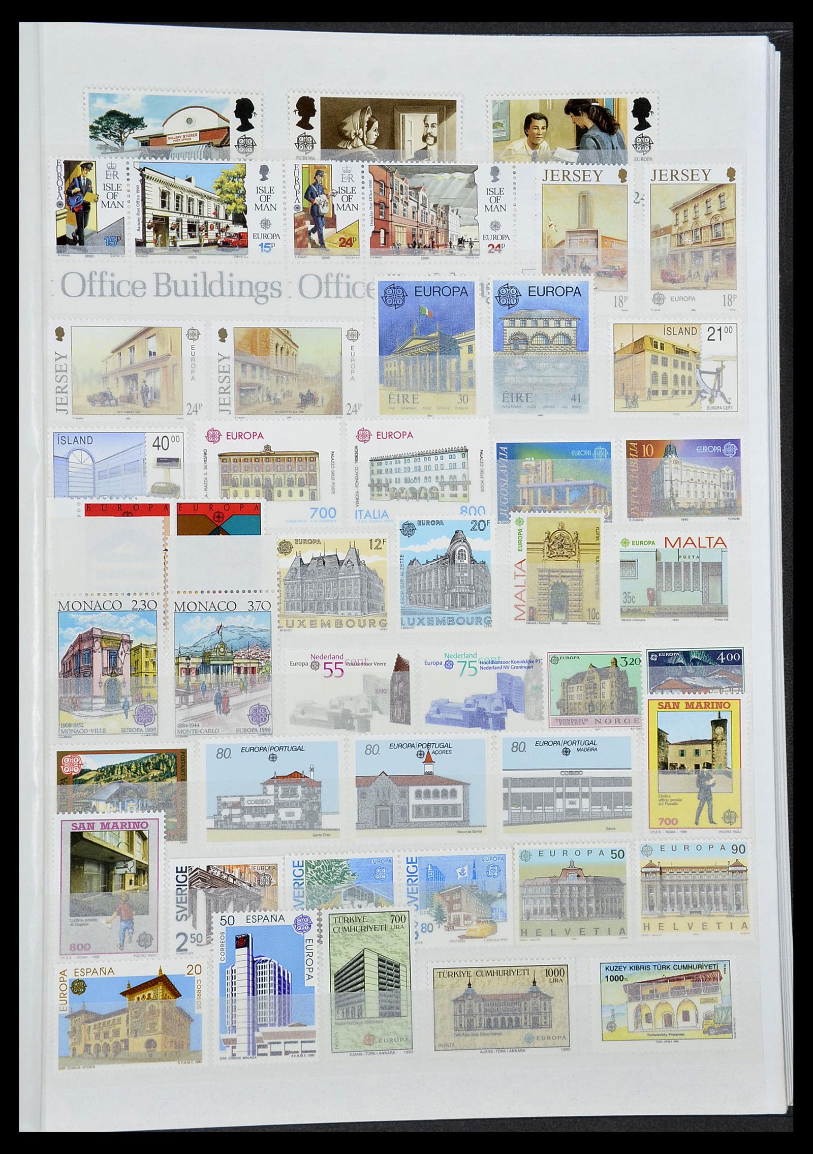 34576 037 - Postzegelverzameling 34576 Europa CEPT 1956-1992.