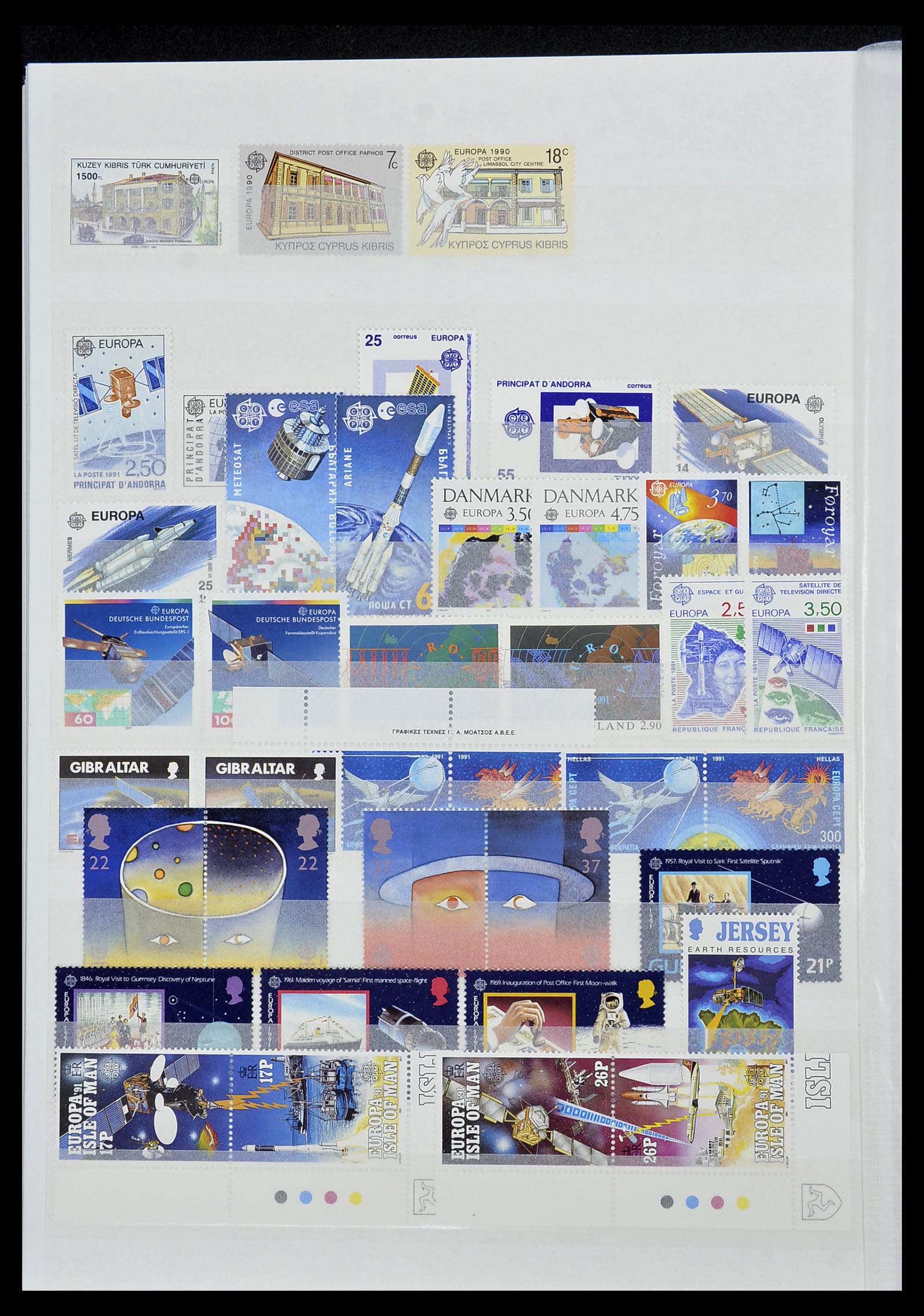 34576 038 - Postzegelverzameling 34576 Europa CEPT 1956-1992.