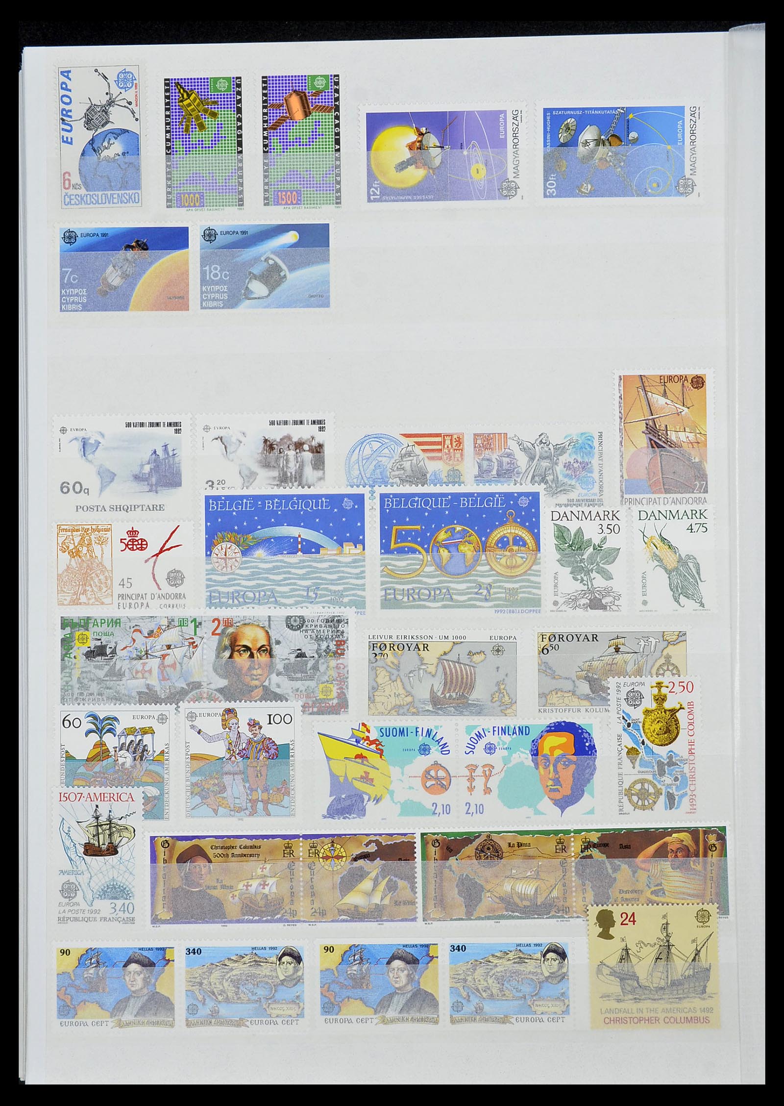 34576 040 - Postzegelverzameling 34576 Europa CEPT 1956-1992.