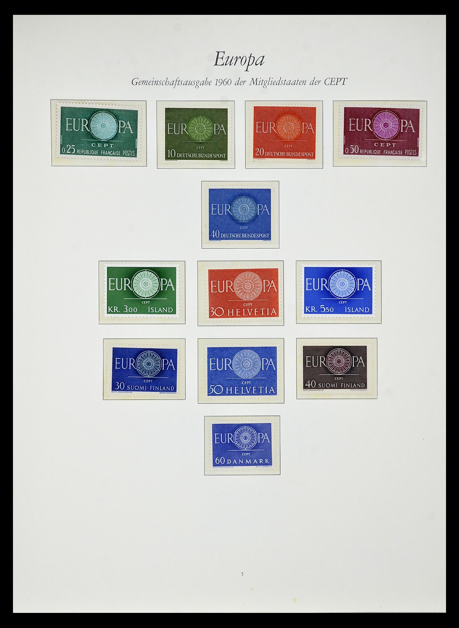 34577 006 - Stamp Collection 34577 Europa CEPT 1956-1992.