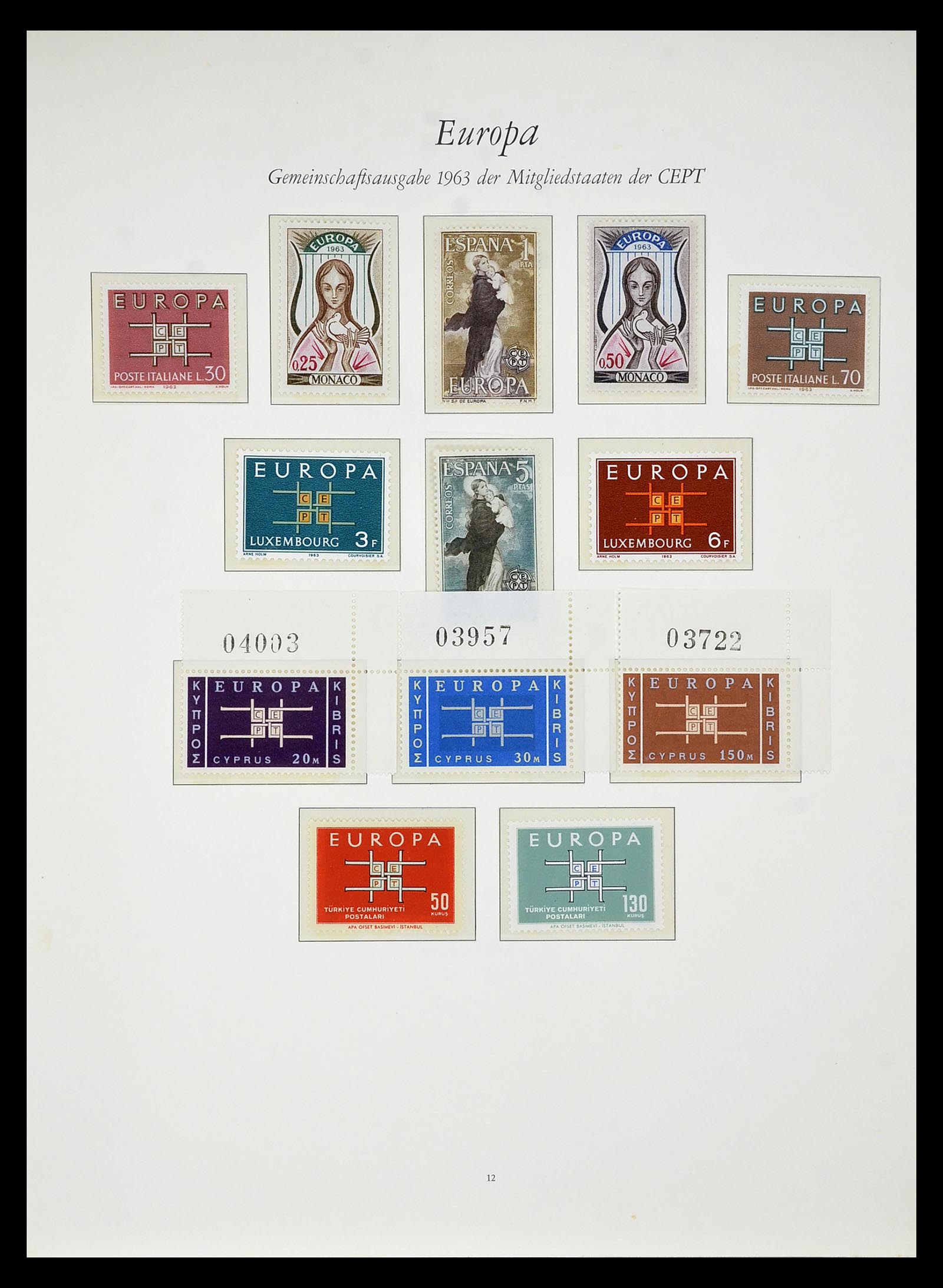 34577 016 - Stamp Collection 34577 Europa CEPT 1956-1992.