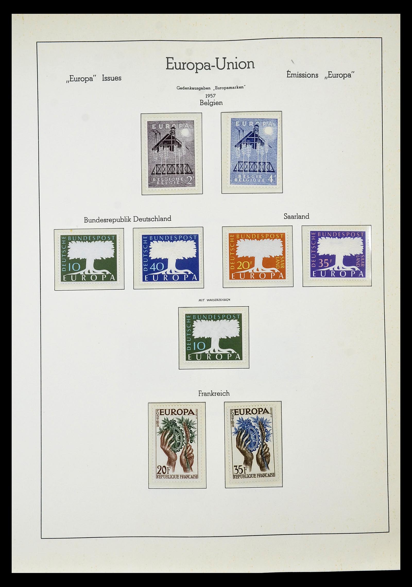 34577 051 - Postzegelverzameling 34577 Europa CEPT 1956-1992.
