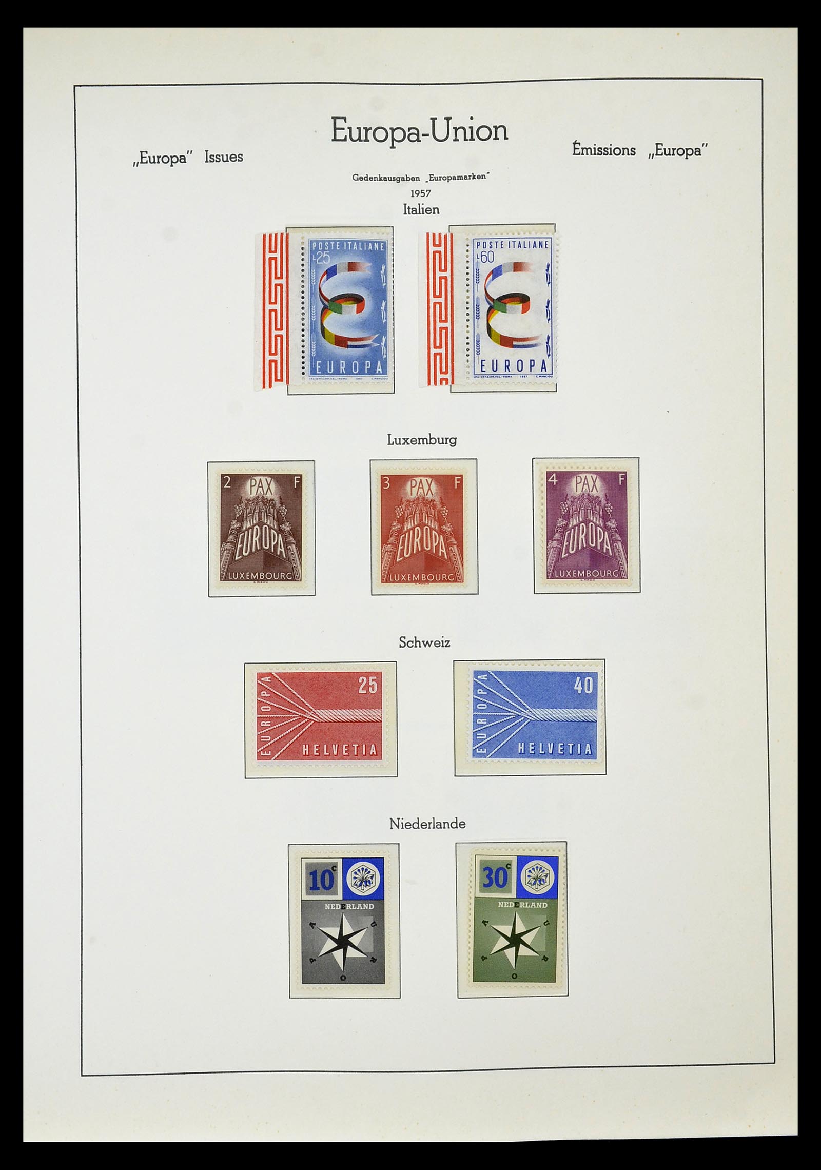 34577 052 - Postzegelverzameling 34577 Europa CEPT 1956-1992.
