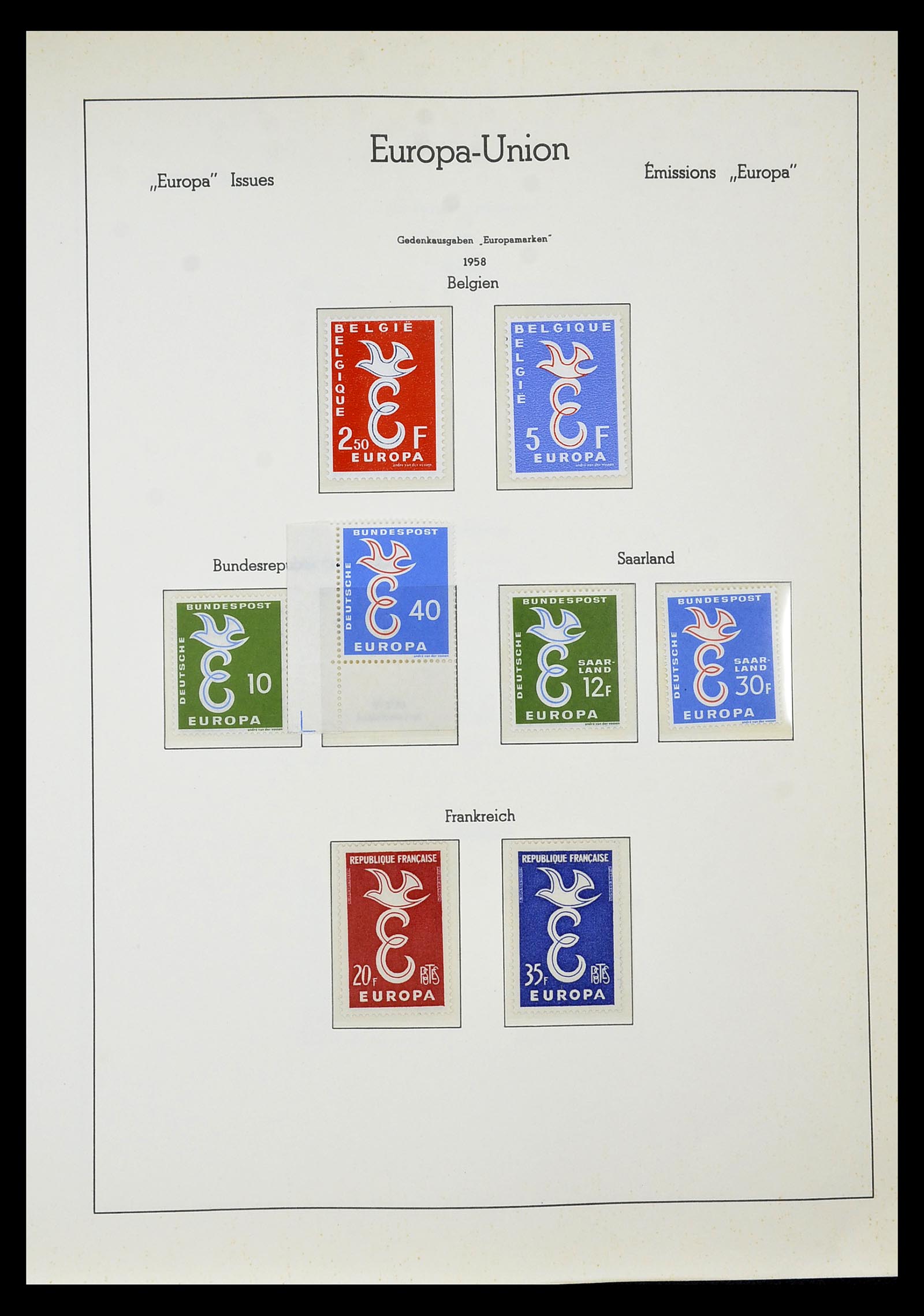 34577 053 - Postzegelverzameling 34577 Europa CEPT 1956-1992.