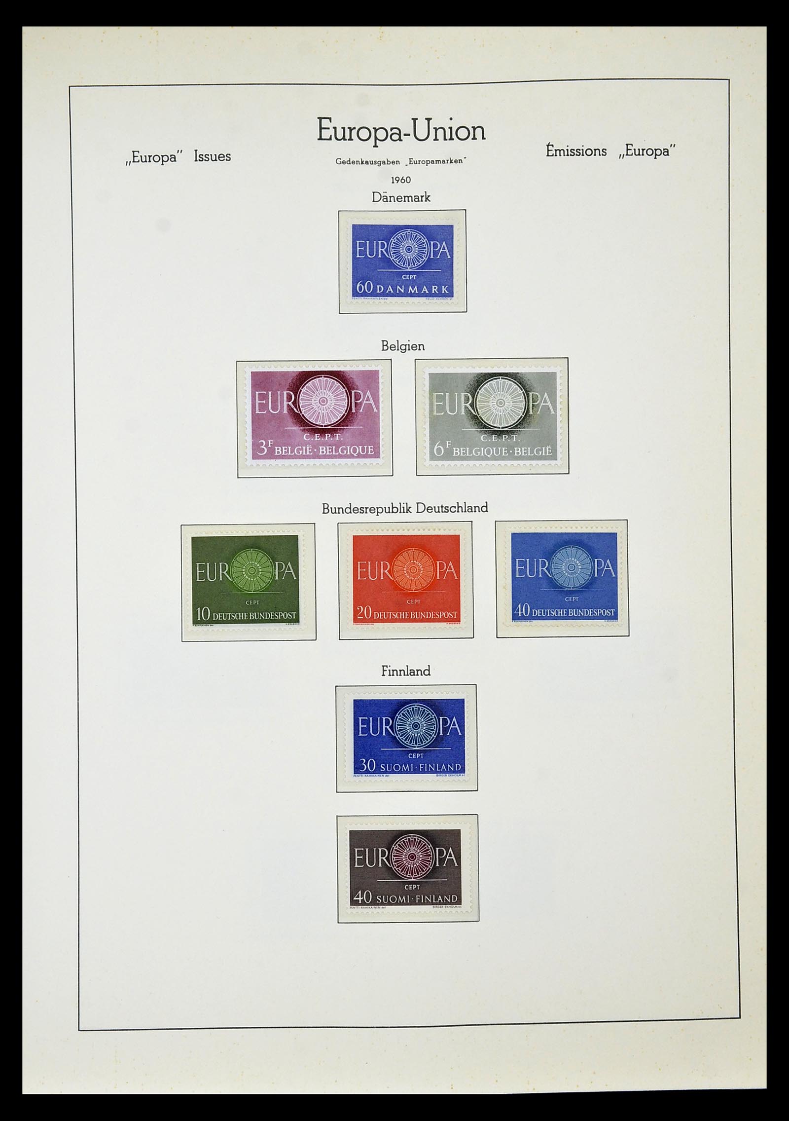 34577 060 - Postzegelverzameling 34577 Europa CEPT 1956-1992.