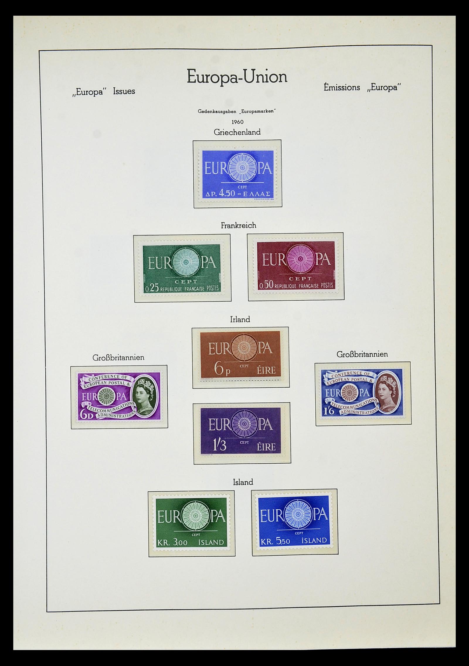 34577 061 - Stamp Collection 34577 Europa CEPT 1956-1992.