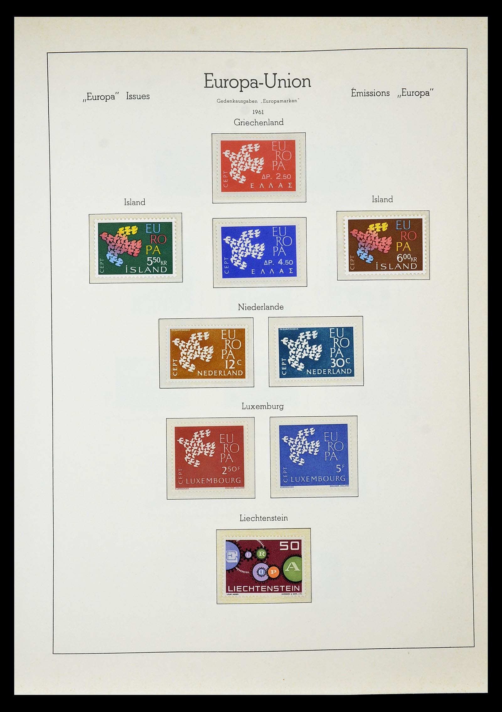 34577 065 - Stamp Collection 34577 Europa CEPT 1956-1992.