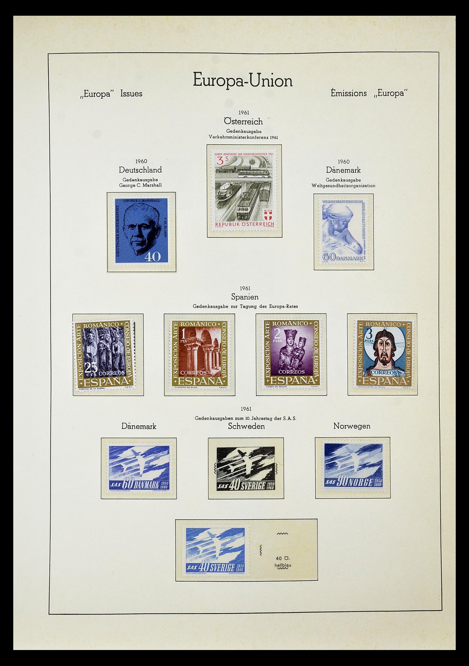 34577 068 - Stamp Collection 34577 Europa CEPT 1956-1992.