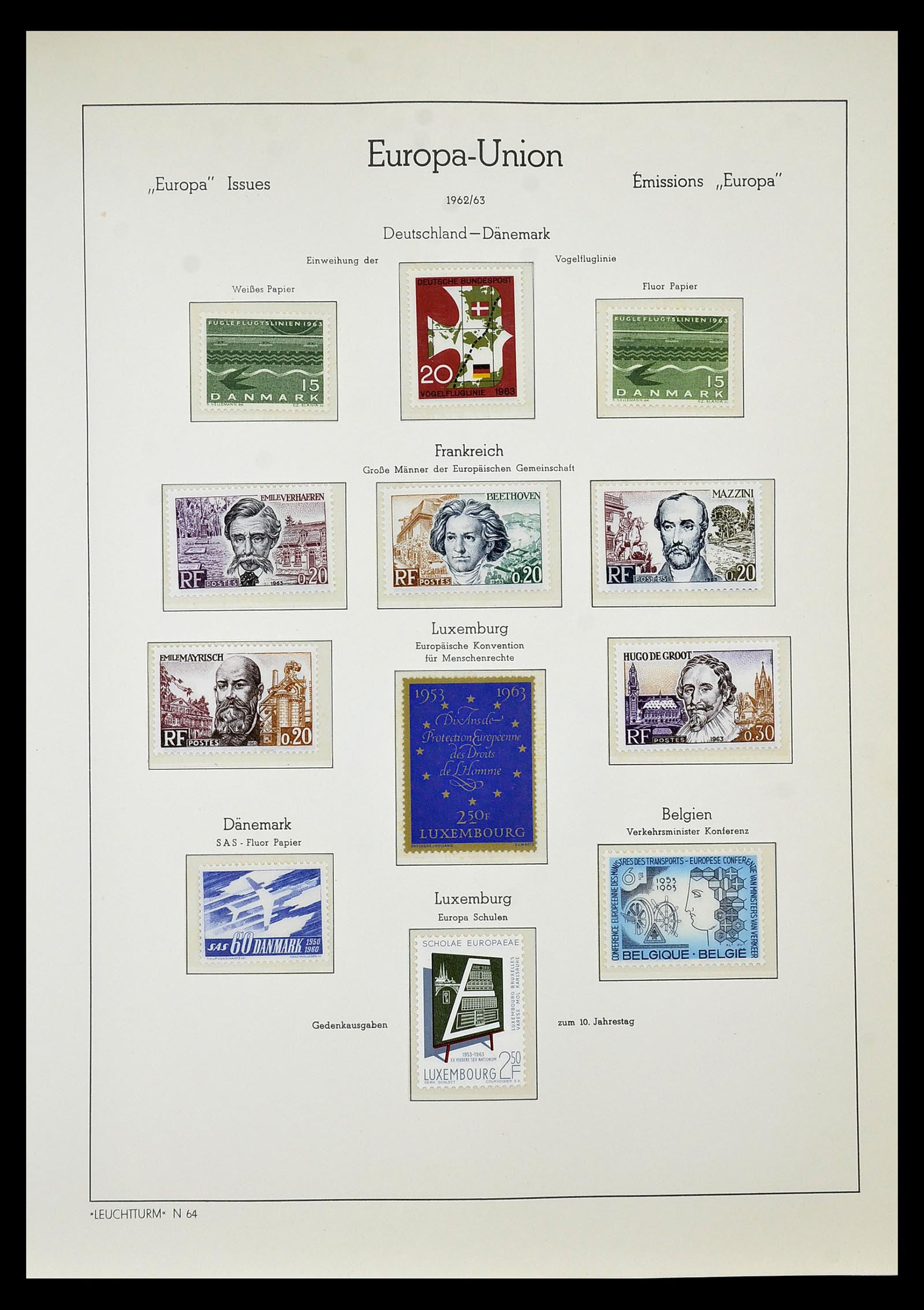 34577 074 - Stamp Collection 34577 Europa CEPT 1956-1992.