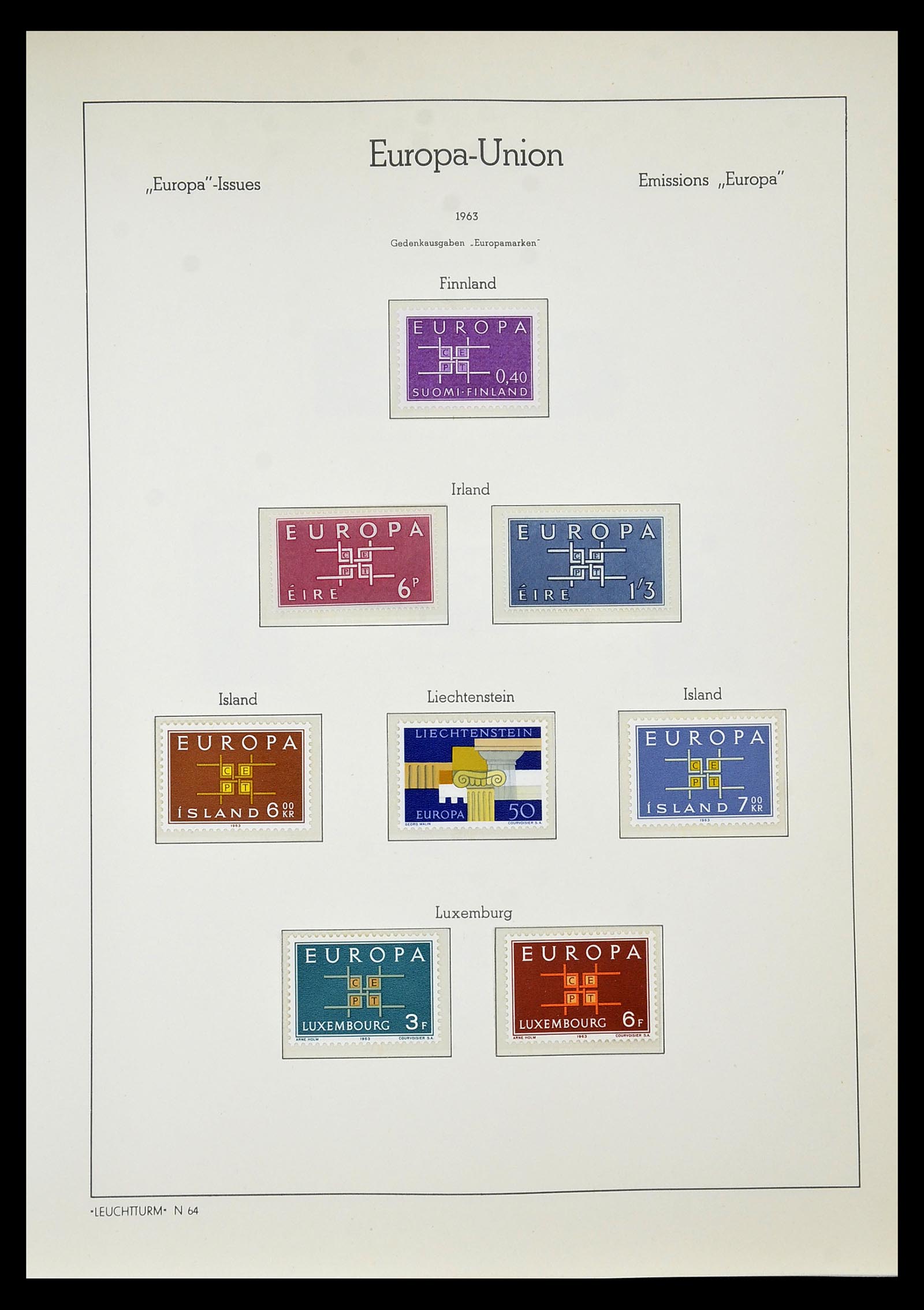 34577 077 - Stamp Collection 34577 Europa CEPT 1956-1992.