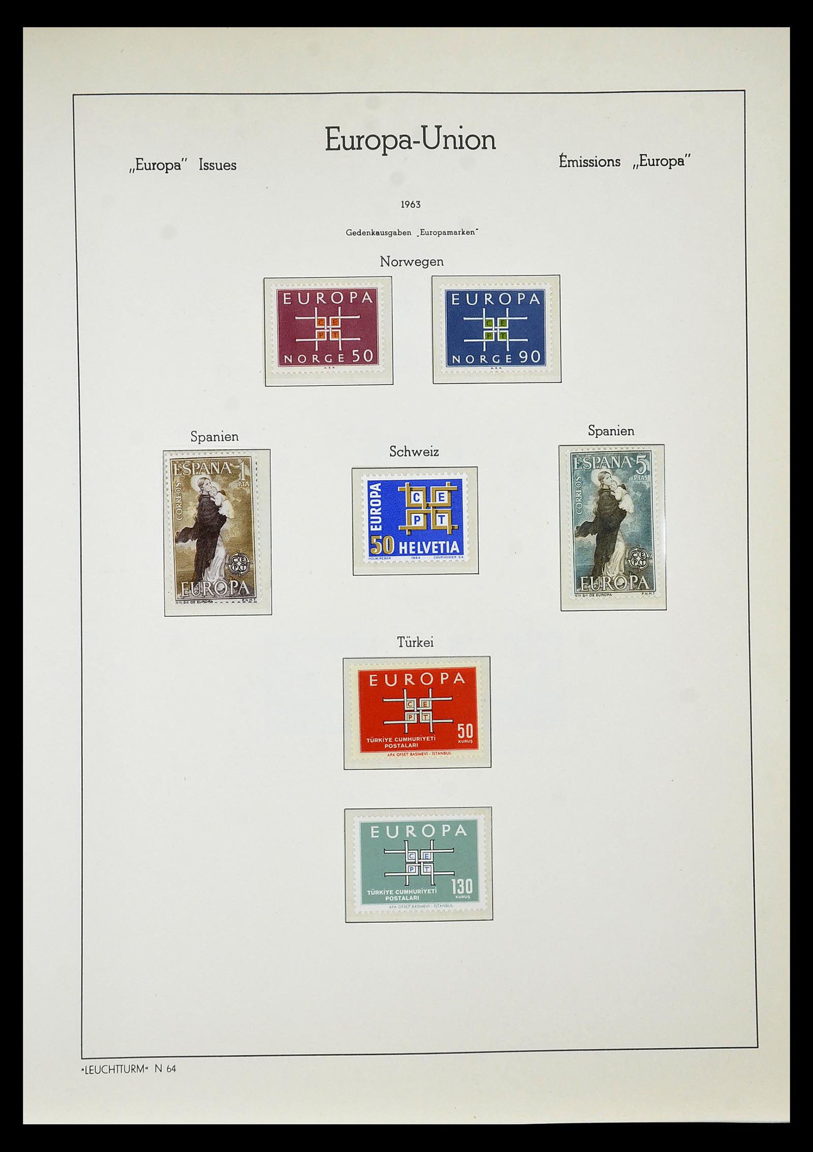 34577 078 - Stamp Collection 34577 Europa CEPT 1956-1992.