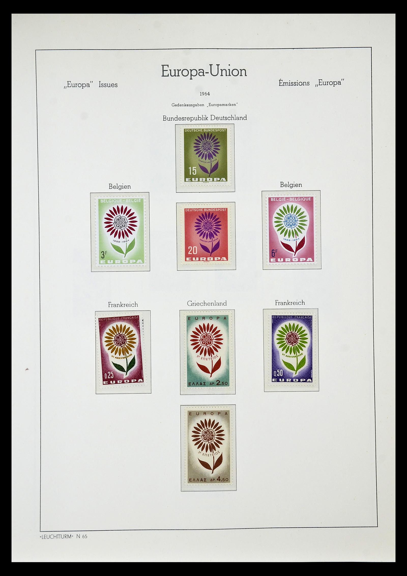 34577 081 - Postzegelverzameling 34577 Europa CEPT 1956-1992.