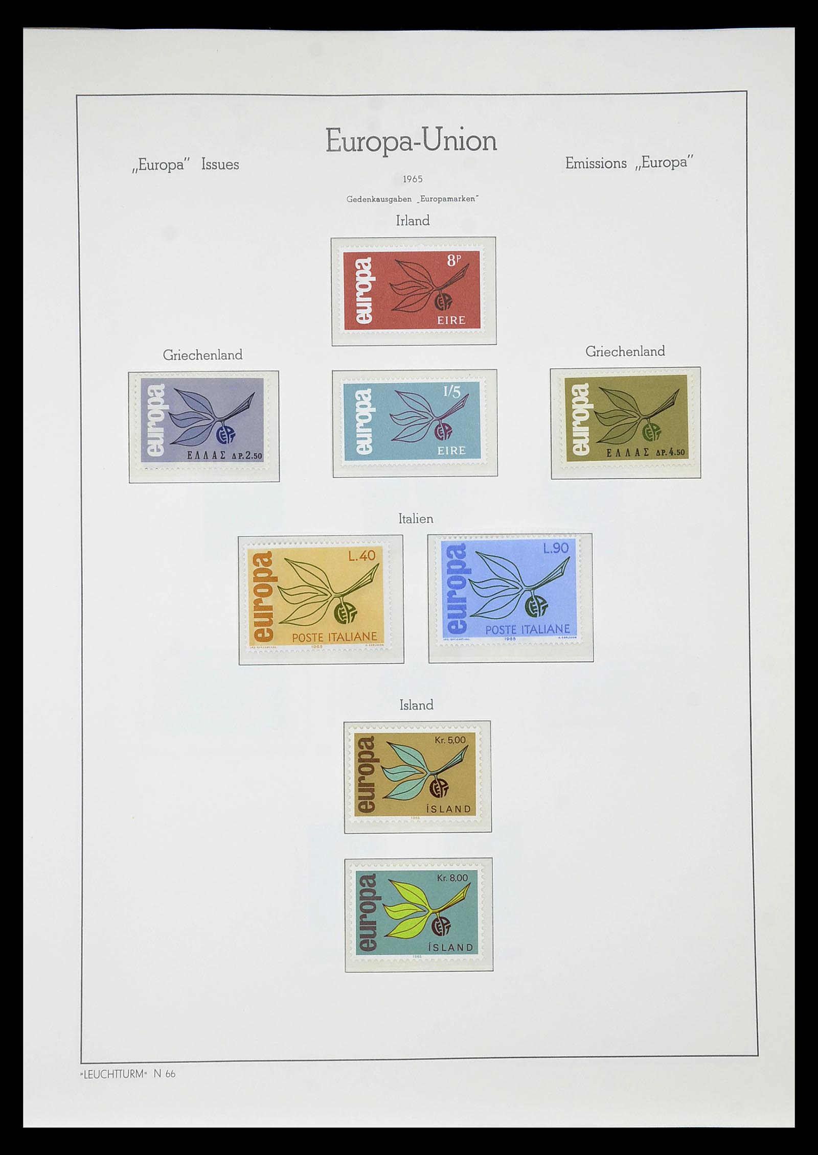 34577 087 - Postzegelverzameling 34577 Europa CEPT 1956-1992.