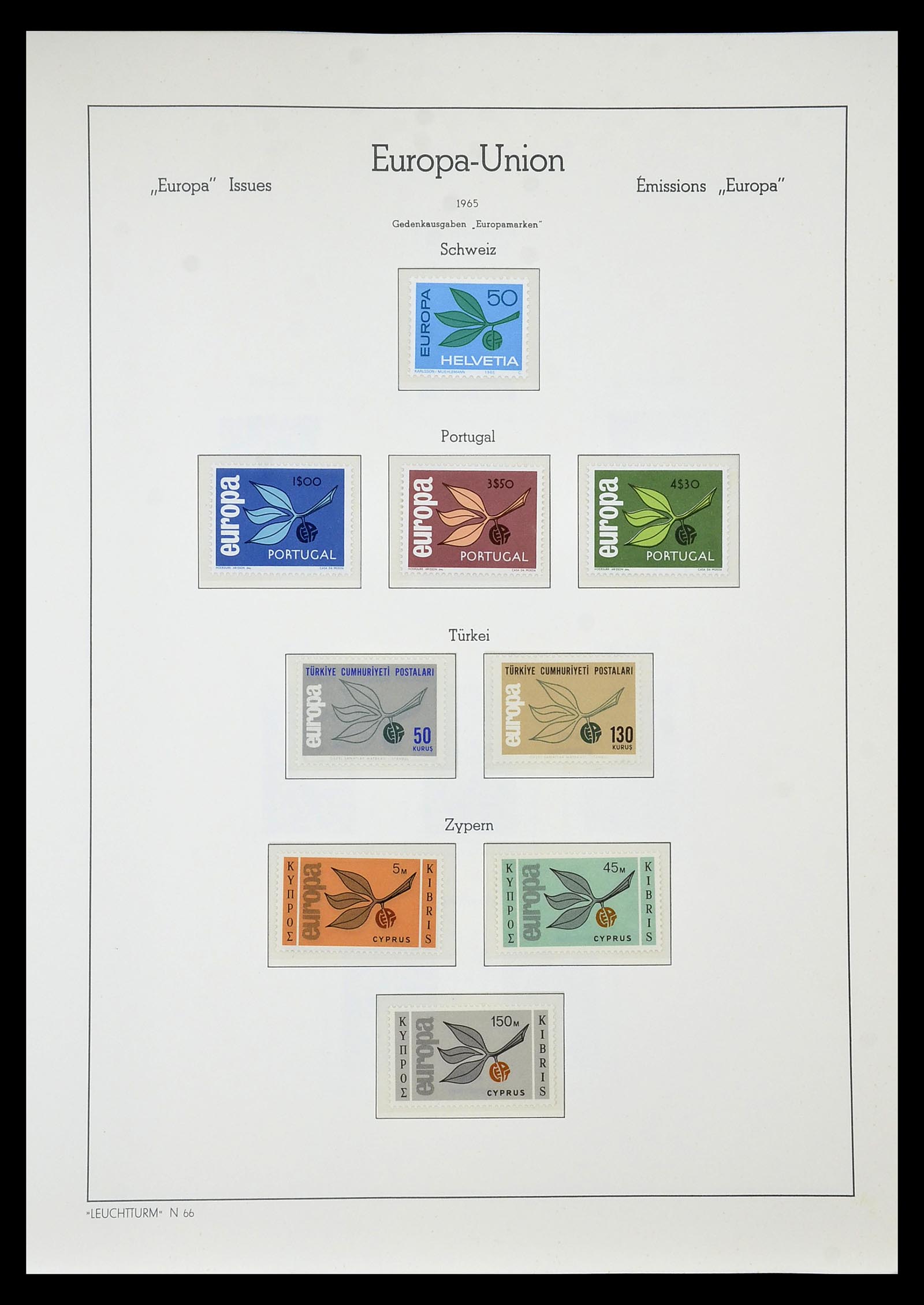 34577 090 - Stamp Collection 34577 Europa CEPT 1956-1992.