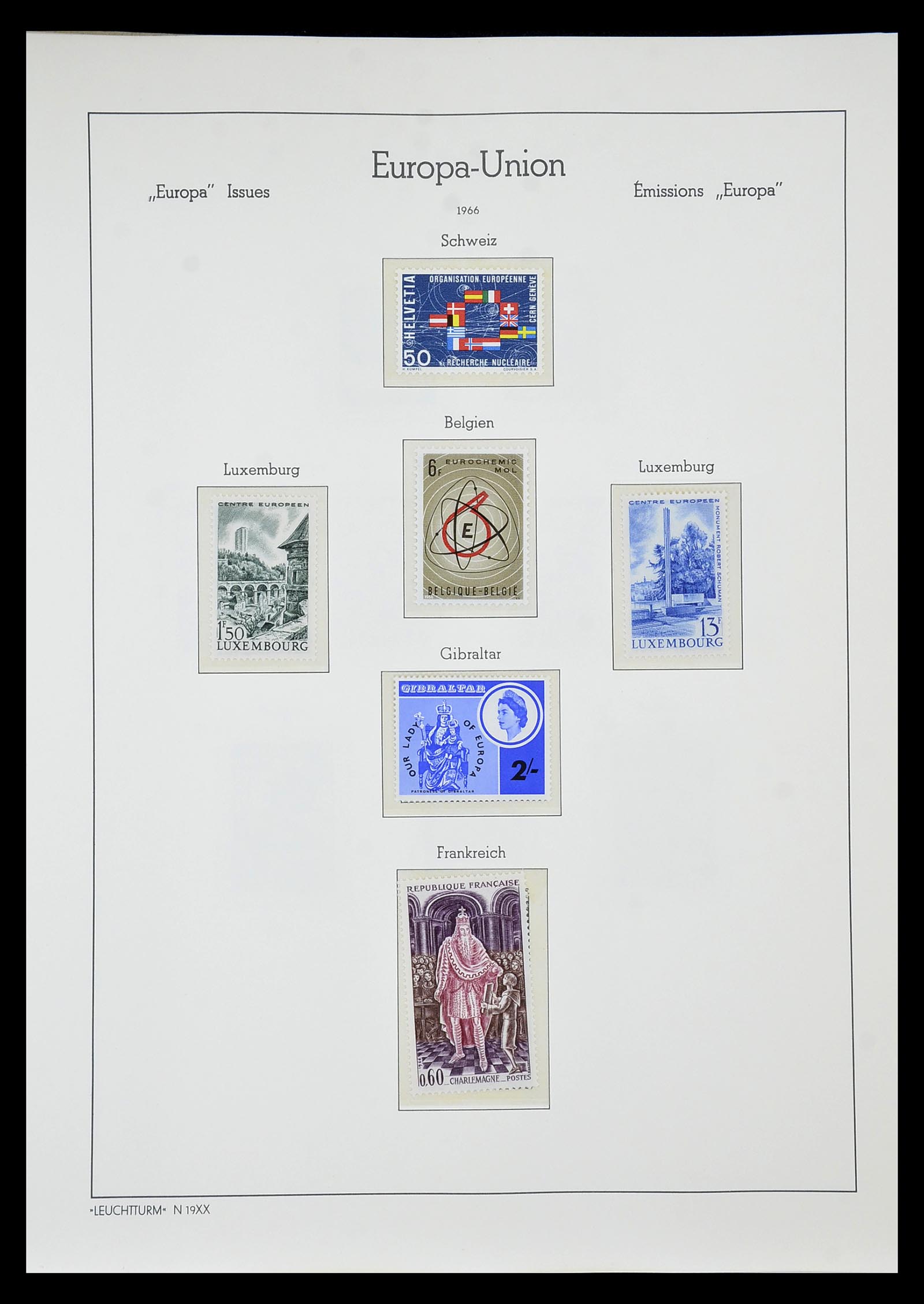 34577 095 - Postzegelverzameling 34577 Europa CEPT 1956-1992.