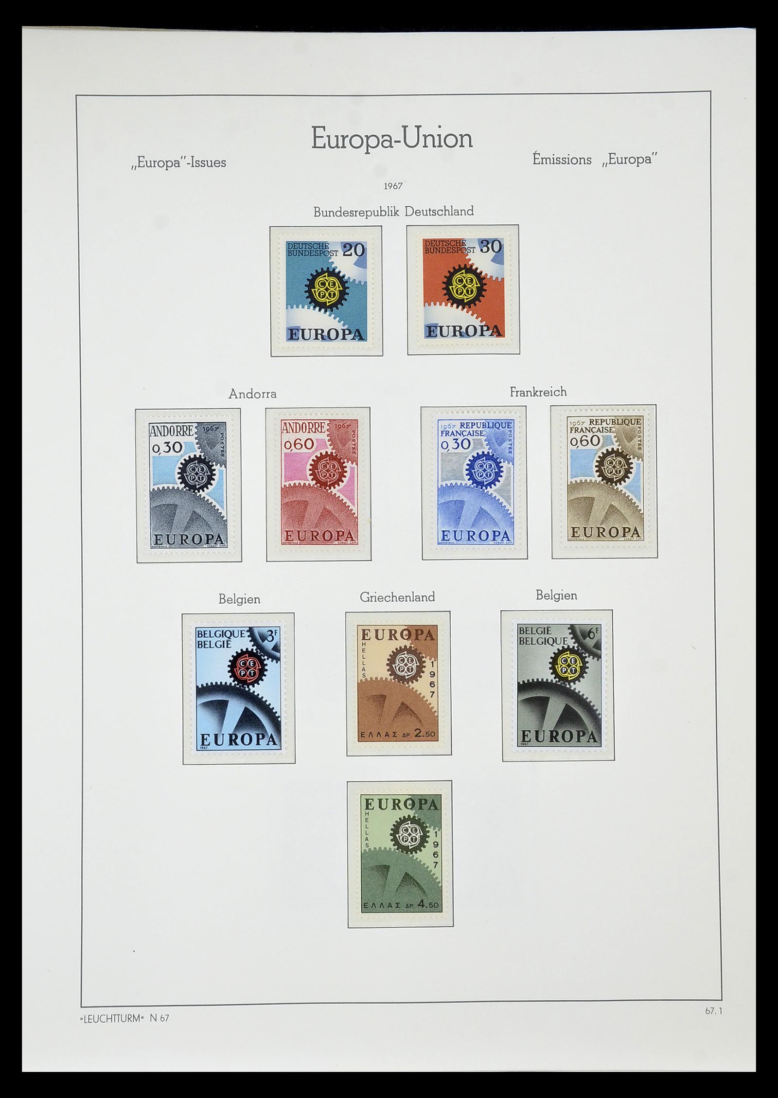 34577 096 - Stamp Collection 34577 Europa CEPT 1956-1992.