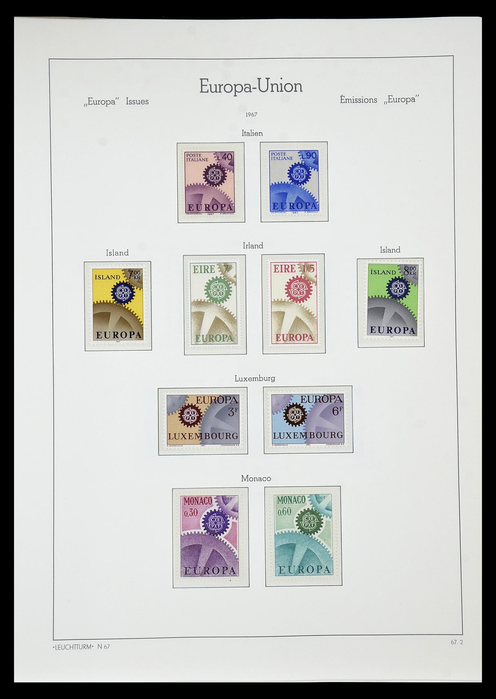 34577 097 - Postzegelverzameling 34577 Europa CEPT 1956-1992.